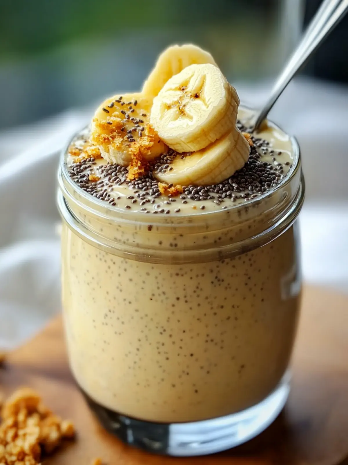 Magical Banana Cream Pie Blended Chia Pudding in 5 Minutes 3 Magical Banana Cream Pie Blended Chia Pudding in 5 Minutes
