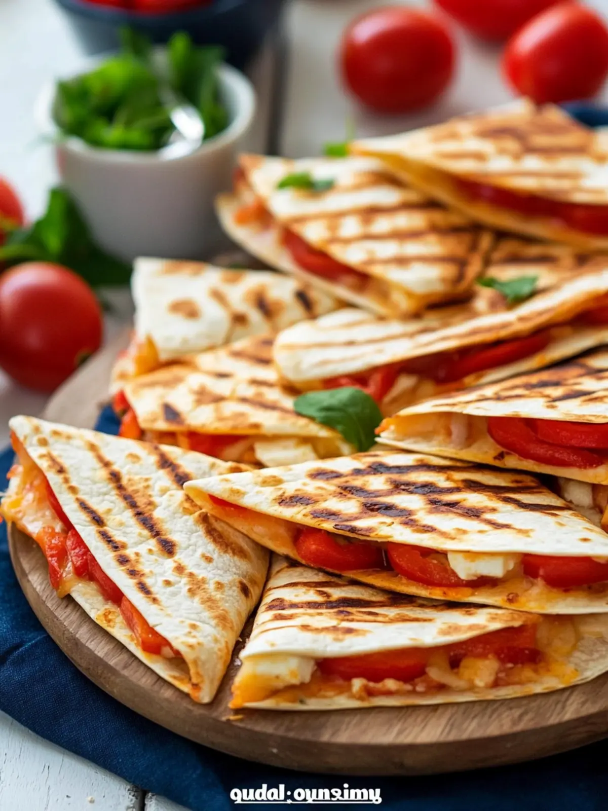 4th of July Grilled Quesadillas with Red Peppers and White Cheddar Delight 2 4th of July Grilled Quesadillas with Red Peppers and White Cheddar