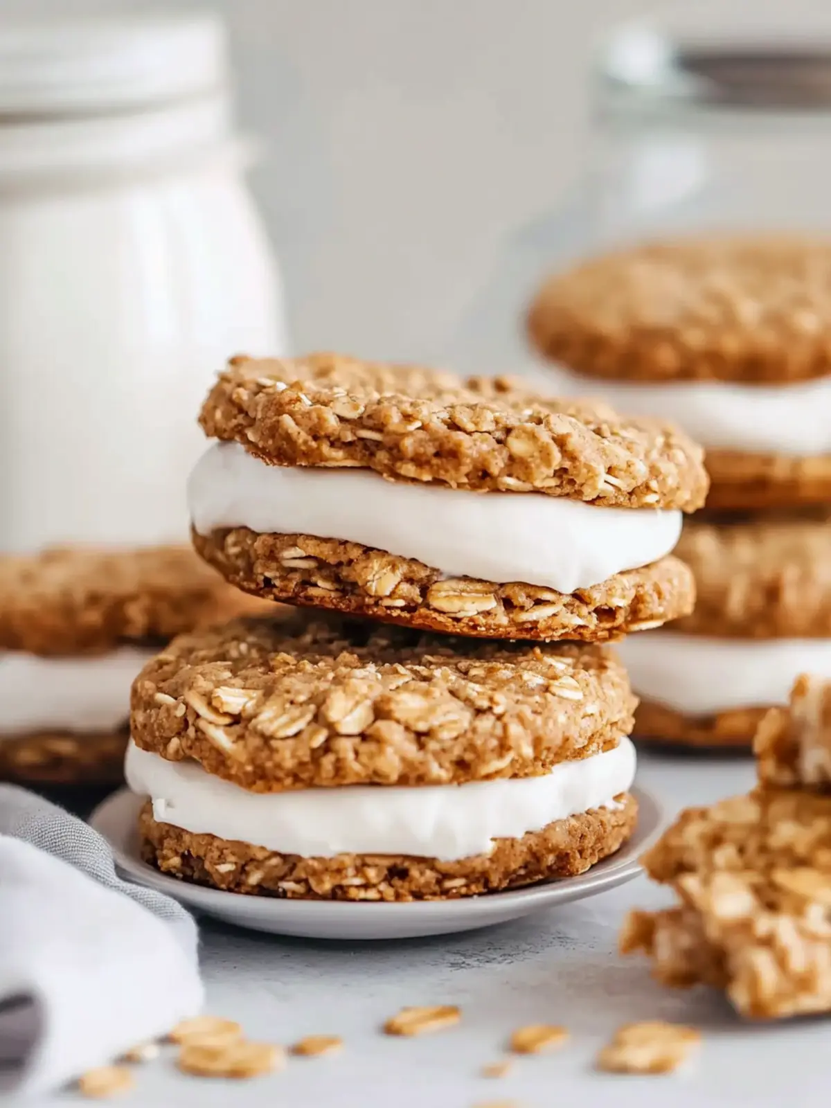 Delicious Oatmeal Cream Pies: A Homemade Treat You’ll Love 3 Oatmeal Cream Pies