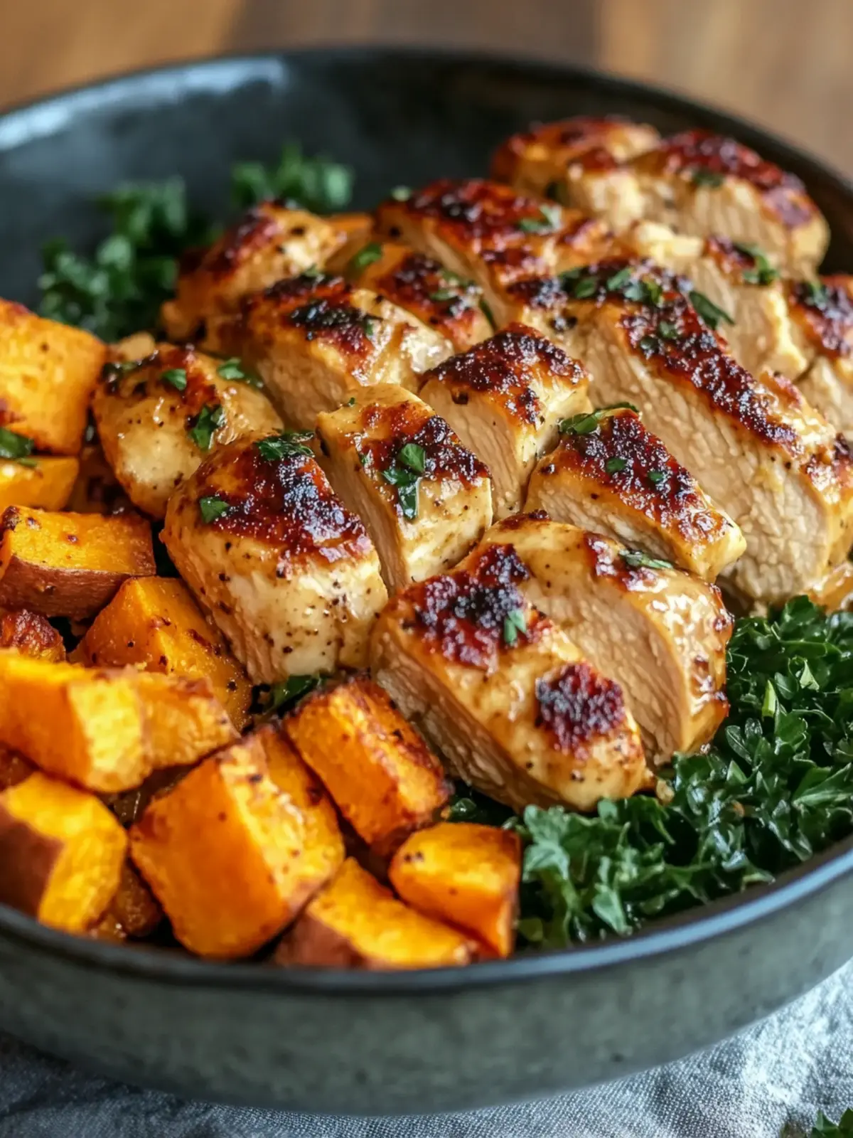 Easy Maple Dijon Chicken Bowl Recipe with Sweet Potatoes Bliss 3 Easy Maple Dijon Chicken Bowl Recipe with Sweet Potatoes for Cozy Fall Dinner