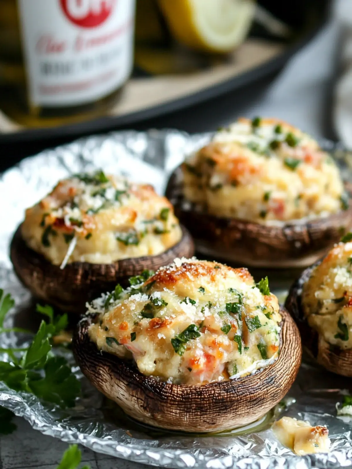 Crab Stuffed Mushrooms: A Savory Twist on Comfort Food 5 Crab Stuffed Mushrooms