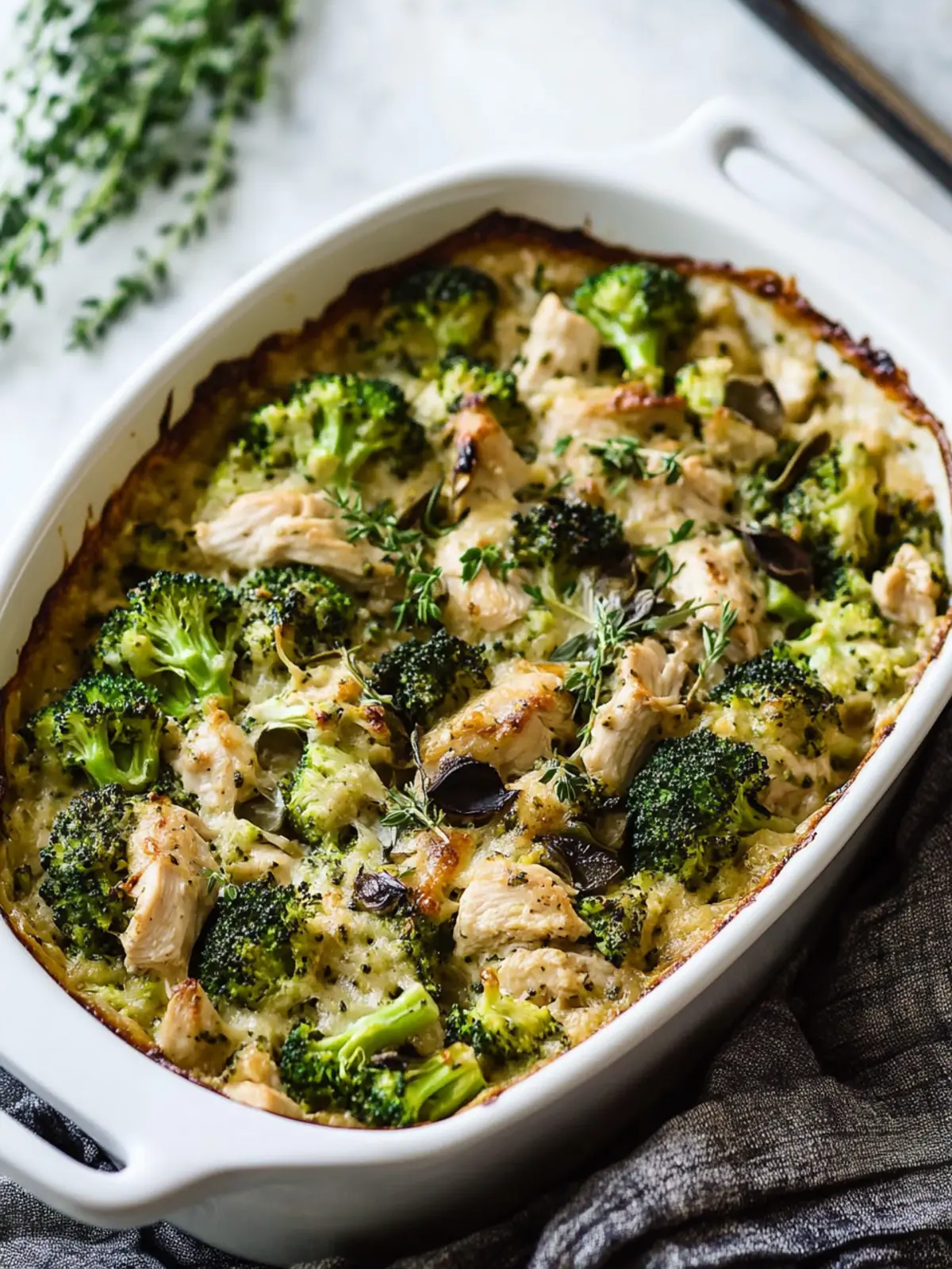 Whole30 Chicken Broccoli Casserole That's Creamy and Dairy-Free 2 Whole30 Chicken Broccoli Casserole (paleo, dairy-free)