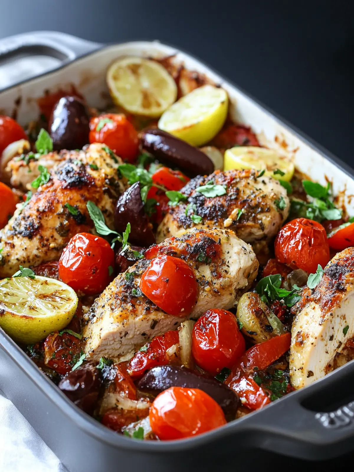 High Protein Mediterranean Chicken Bake for a Flavor Boost 5 High protien Mediterranean Chicken Bake