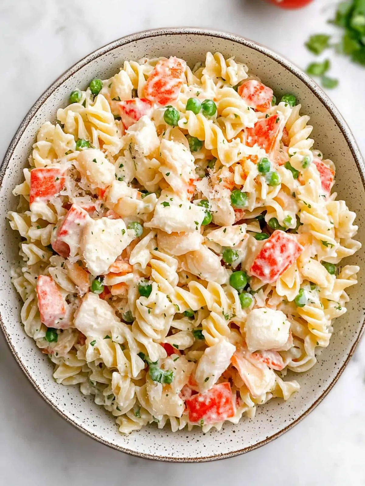 Delicious Crab Pasta Salad for Refreshing Summer Gatherings 2 Crab Pasta Salad