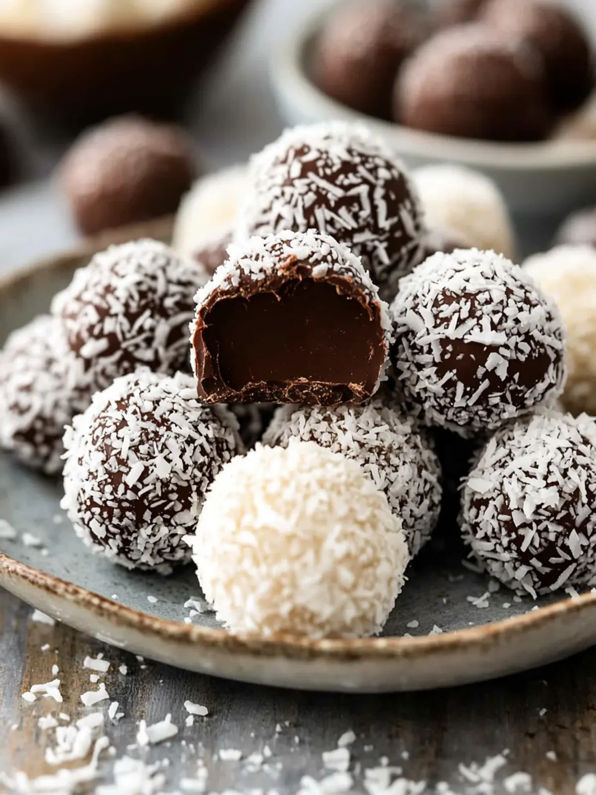 Deliciously Easy Coconut Balls: 3-Ingredient Chocolate Treats 5 Easy Coconut Balls (Chocolate Covered | 3 Ingredients)
