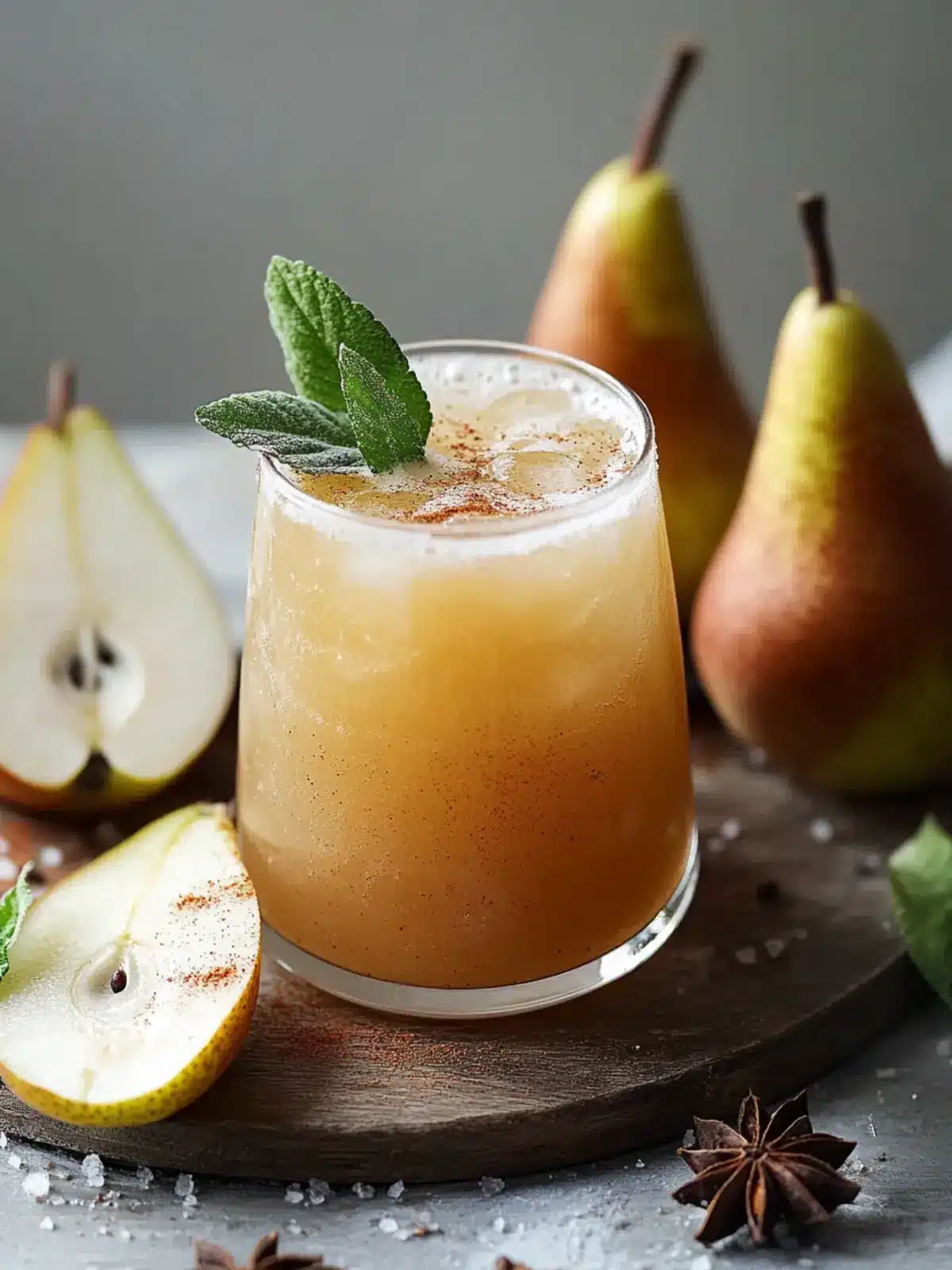 Delight in a Spiced Pear Mocktail for Cozy Evenings 4 Spiced Pear Mocktail