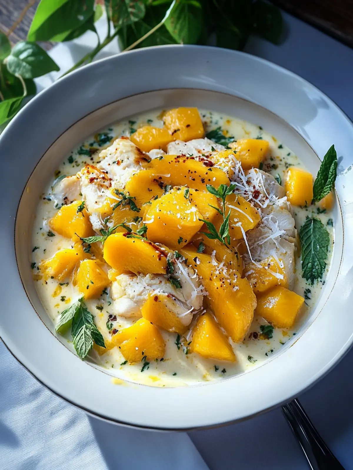 Tropical Mango Coconut Chicken Delight in 25 Minutes Flat 3 Tropical Mango Coconut Chicken Delight