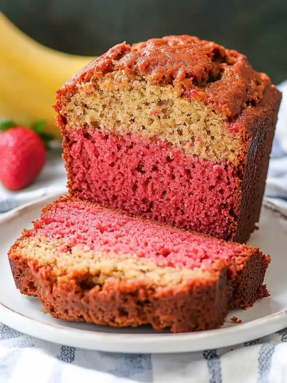 Super Moist Strawberry Banana Bread for Blissful Mornings 5 Super Moist Strawberry Banana Bread