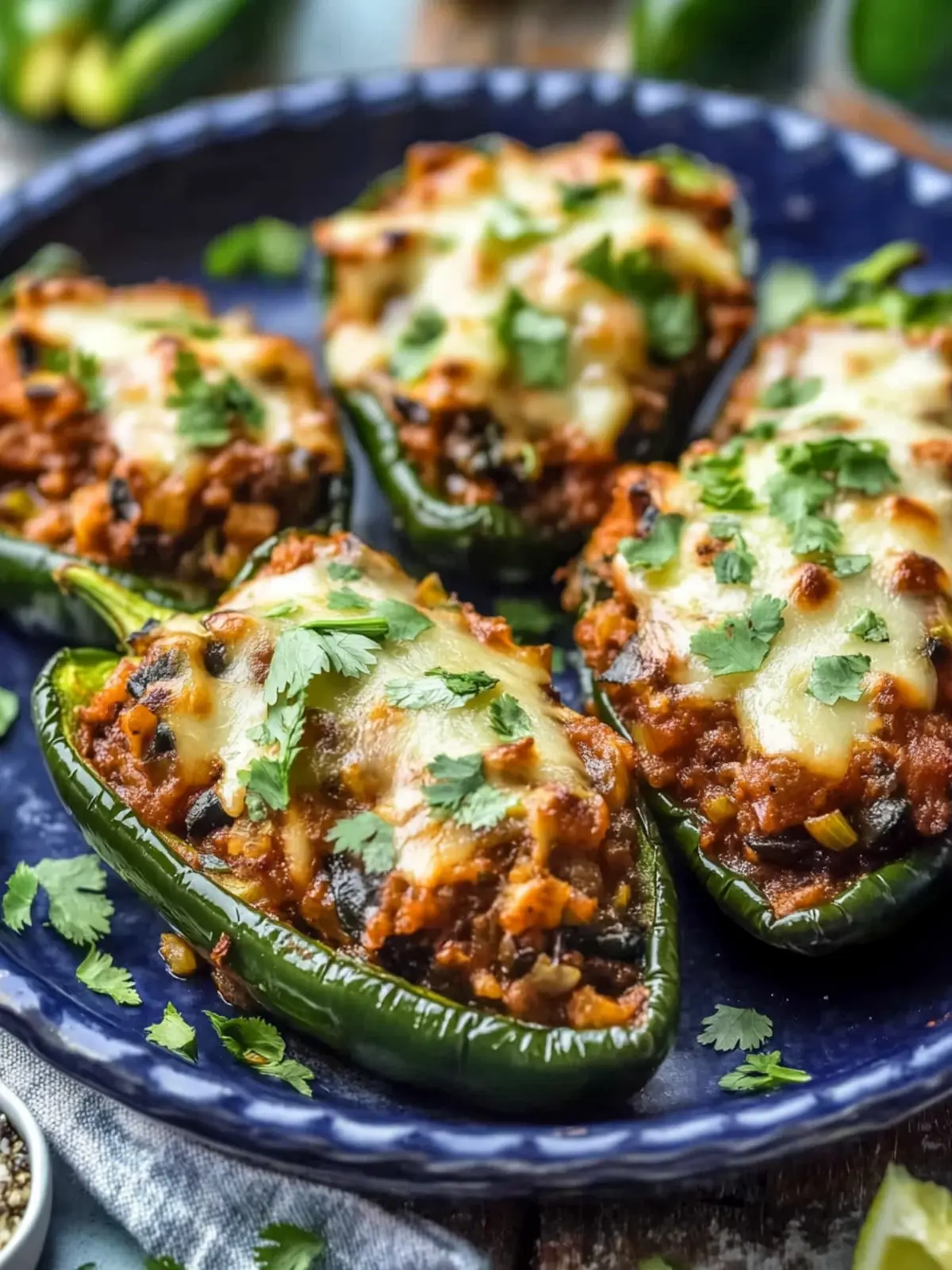 Delicious Stuffed Poblano Peppers for a Cozy Dinner Night 3 Stuffed Poblano Peppers
