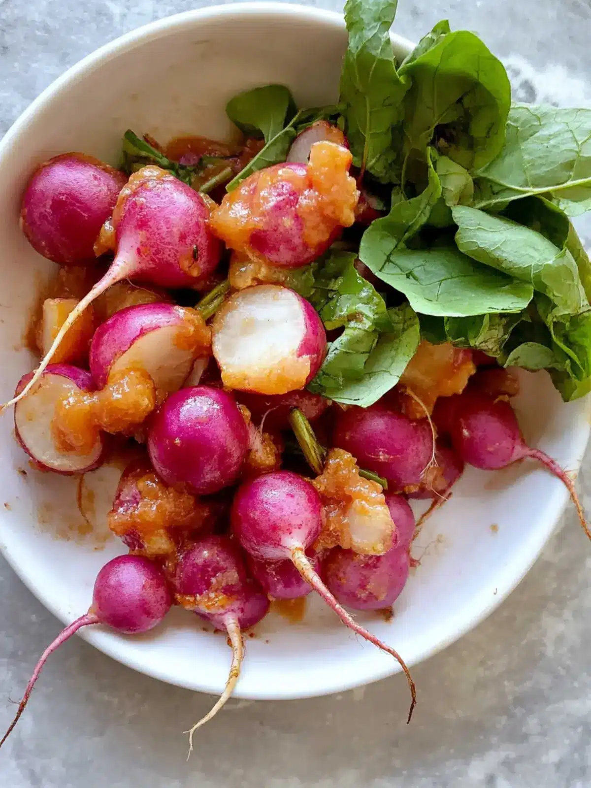 Loaded Roasted Radishes with Cheese and Bacon Bliss 4 Loaded Roasted Radishes