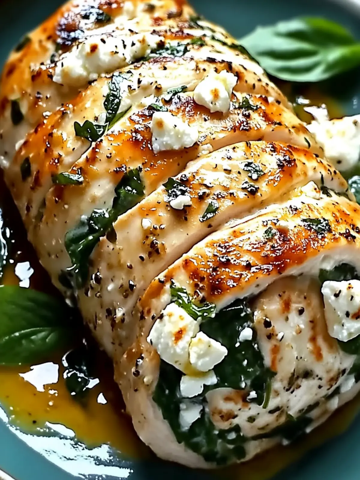 The Best Recipe for Juicy Rolled Chicken with Feta & Spinach 2 The Best Recipe for Juicy Rolled Chicken with Feta & Spinach
