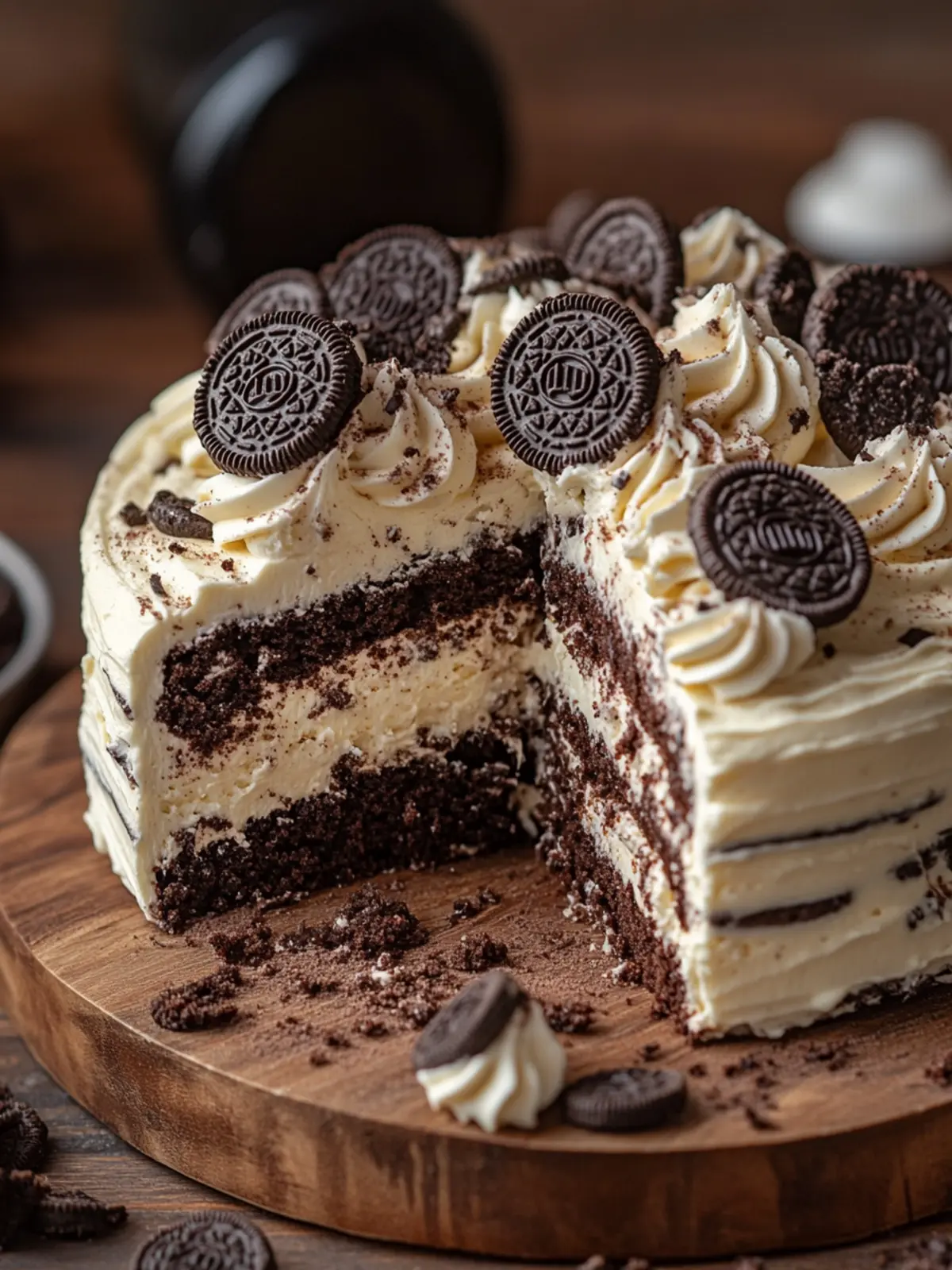 Thick & Gooey Oreo Cookie Cake That Will Wow Your Taste Buds 3 Thick & Gooey Oreo Cookie Cake