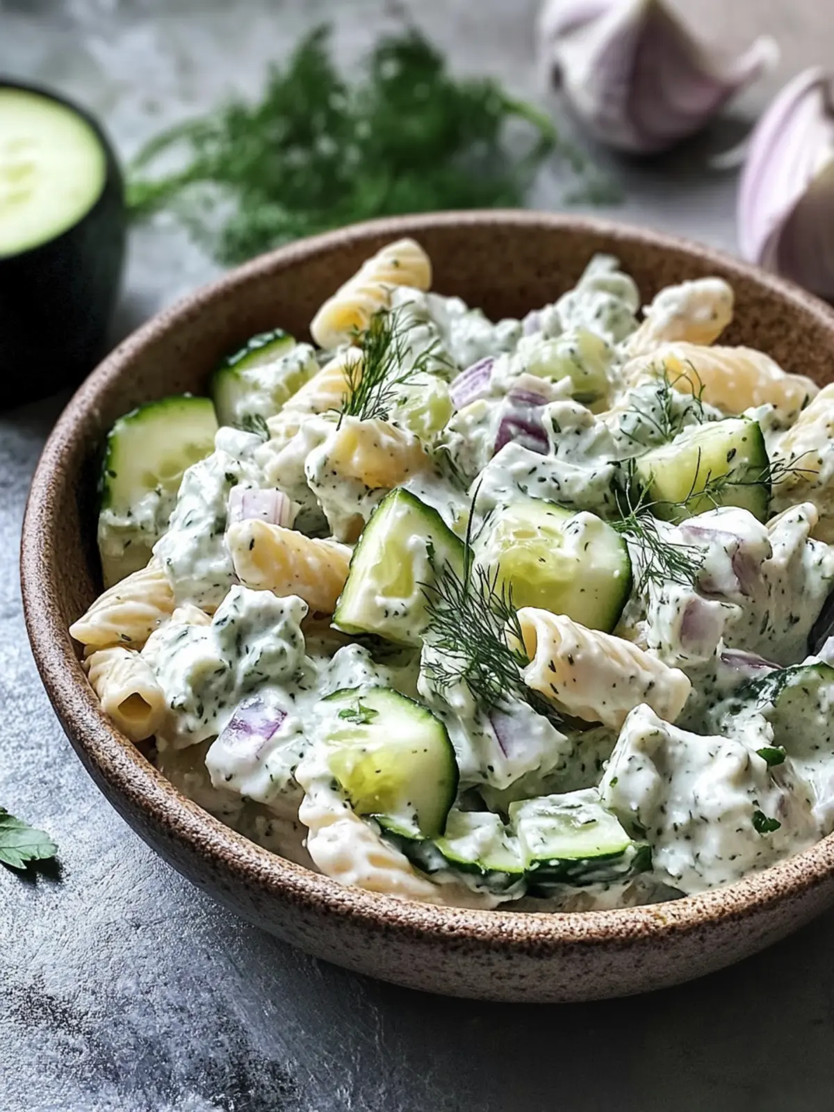 High Protein Tzatziki Pasta Salad That Rocks Your Taste Buds 2 High Protein Tzatziki Pasta Salad Recipe