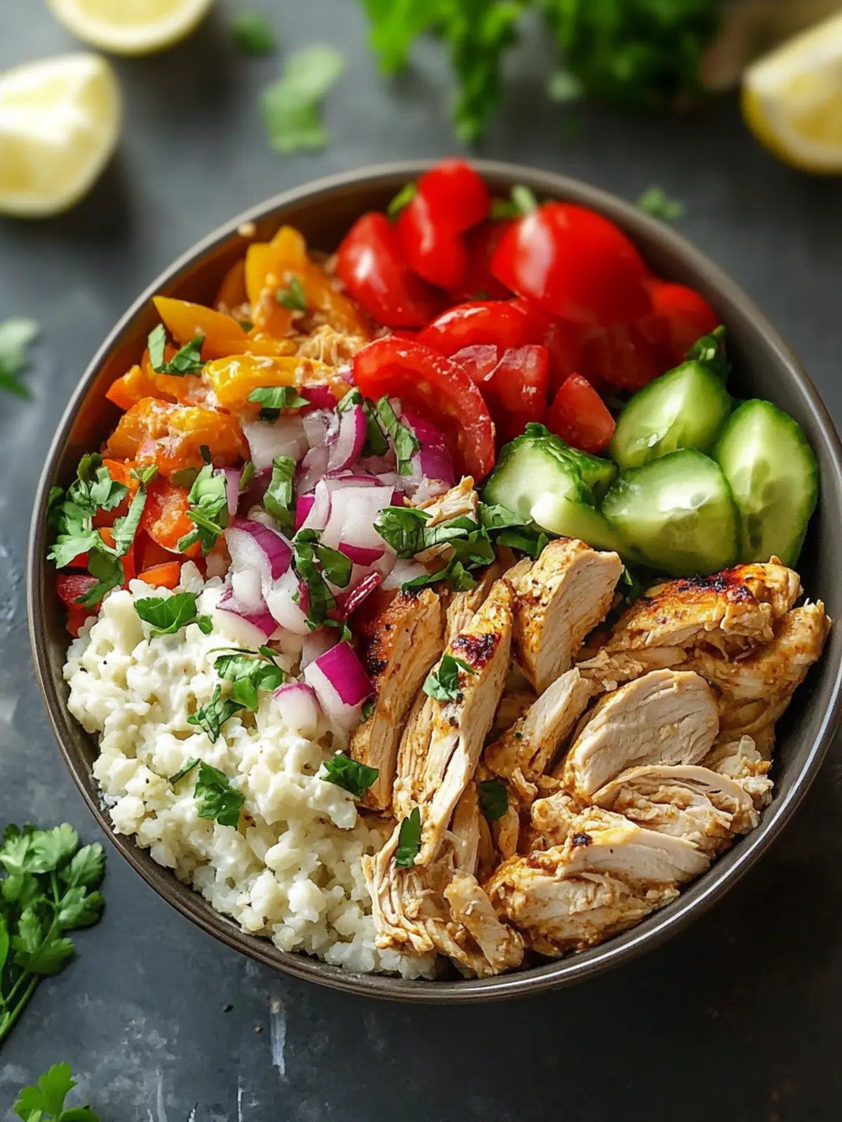 Wholesome High Protein Crockpot Chicken Shawarma Bowl Delight 5 High protien Crockpot Chicken Shawarma Bowl