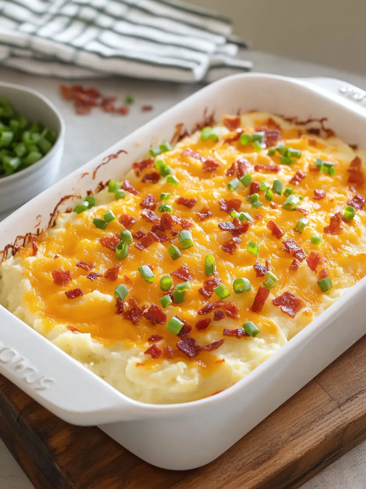 Indulge in Comfort: Loaded Mashed Potato Casserole Delight 4 Loaded Mashed Potato Casserole
