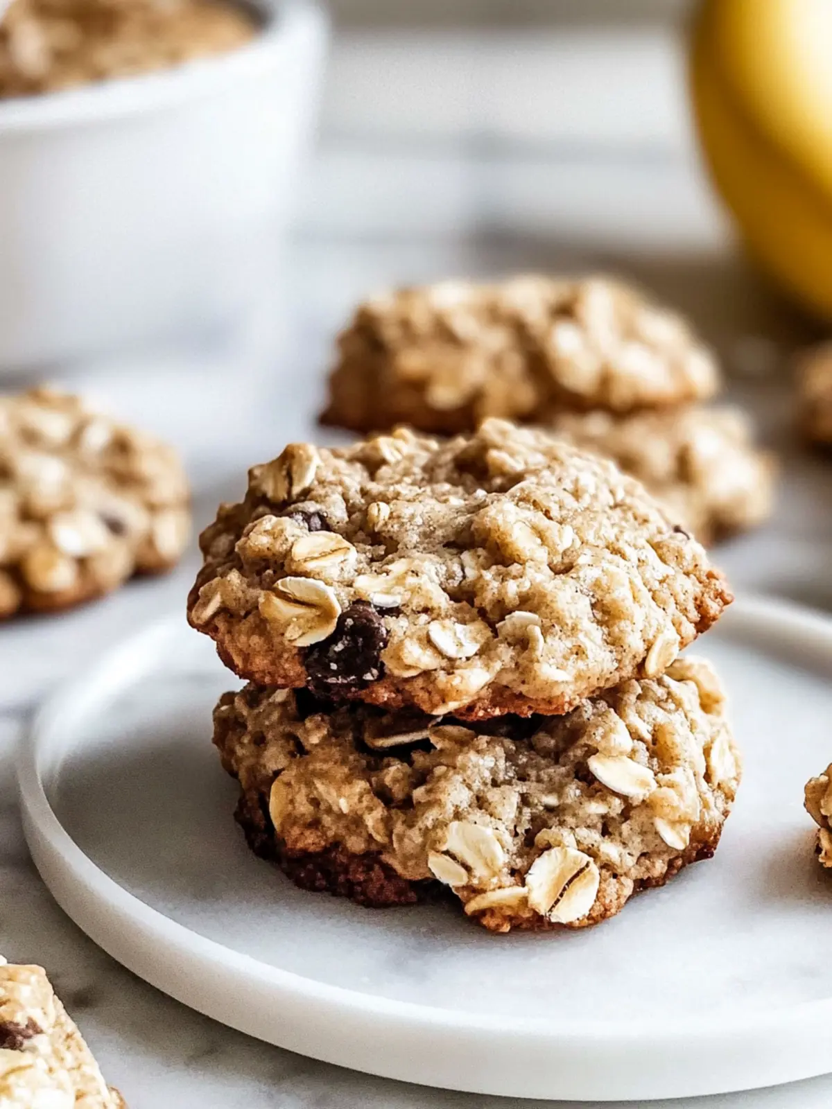 Delicious Banana Oatmeal Cookies That Will Brighten Your Day 3 Banana Oatmeal Cookies