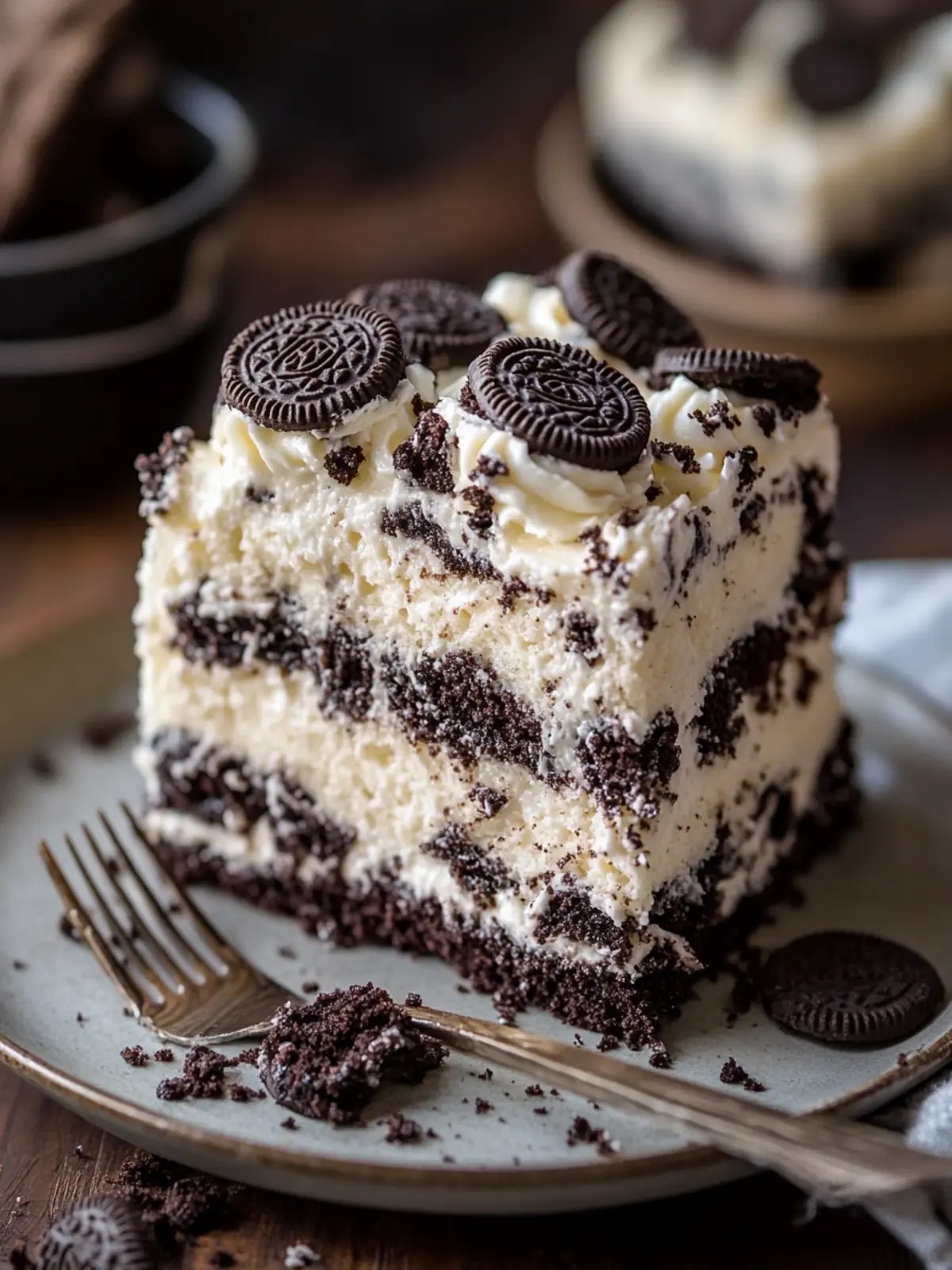 Thick & Gooey Oreo Cookie Cake That Will Wow Your Taste Buds 5 Thick & Gooey Oreo Cookie Cake