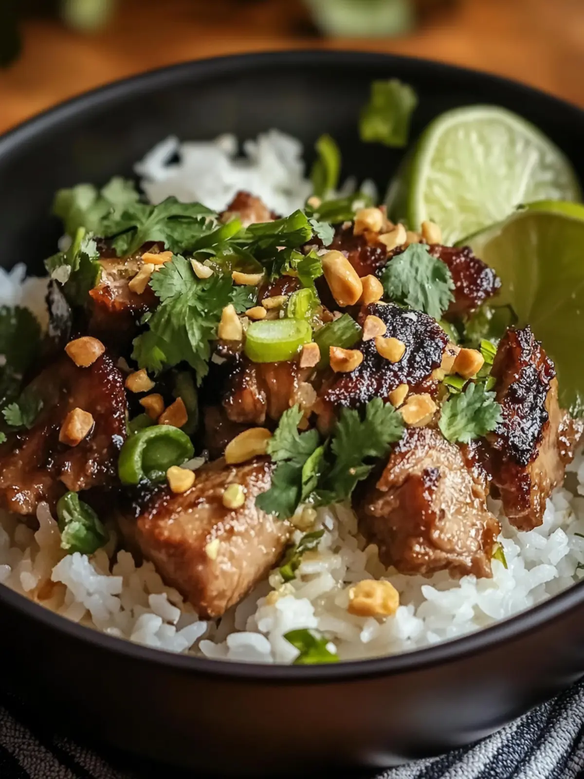 Ginger Lime Pork with Coconut Rice Easy Dinner Recipe Bliss 5 Ginger Lime Pork with Coconut Rice Easy Dinner Recipe