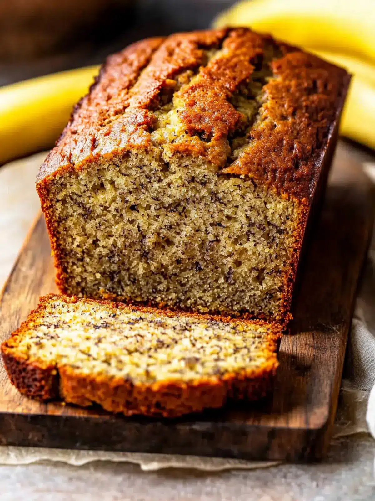 Easy 3 Ingredient Banana Bread With Cake Mix Recipe Bliss 3 3 Ingredient Banana Bread (With Cake Mix)