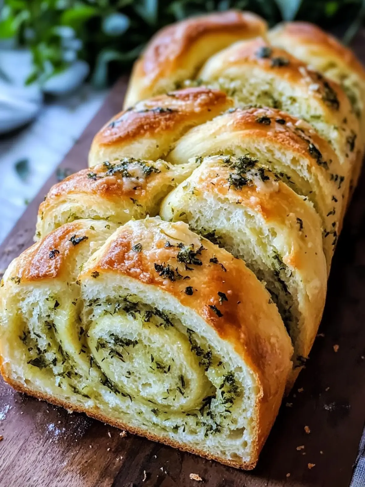 Homemade Swirled Garlic Herb Bread That Elevates Every Meal 5 Swirled Garlic Herb Bread.