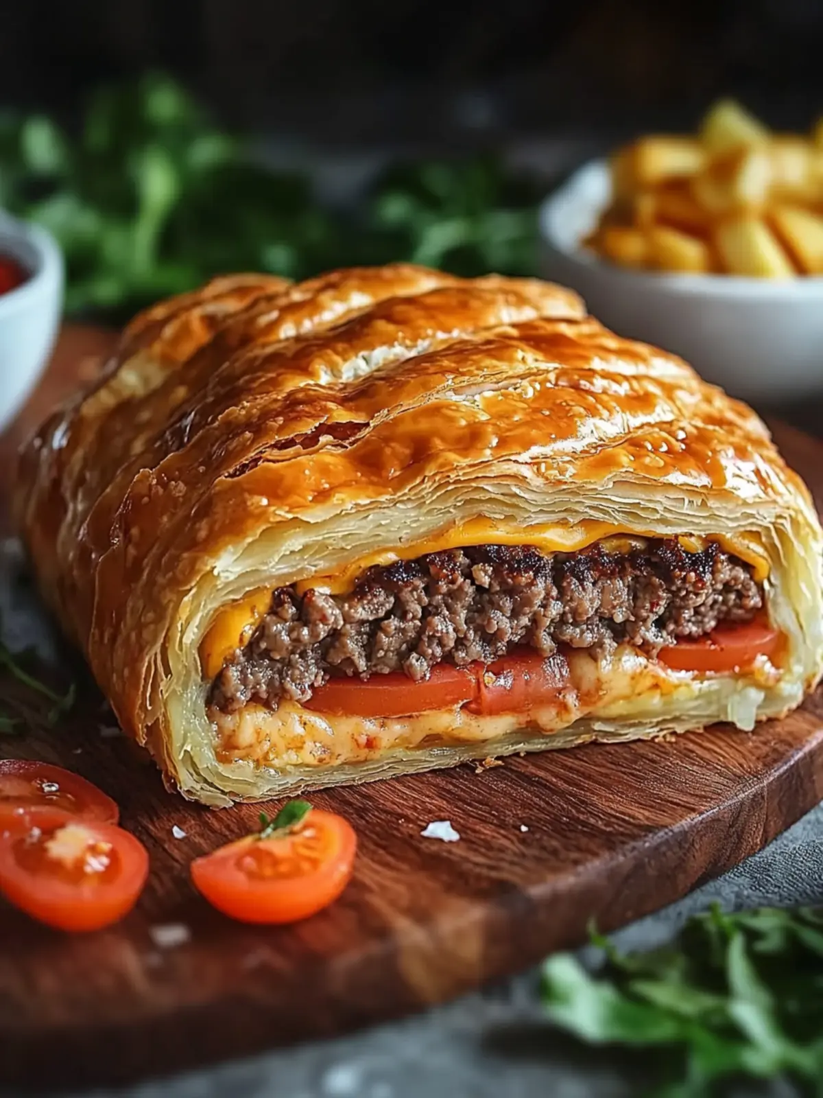 Mouthwatering Cheeseburger Wellington for Ultimate Comfort Food 3 Cheeseburger Wellington