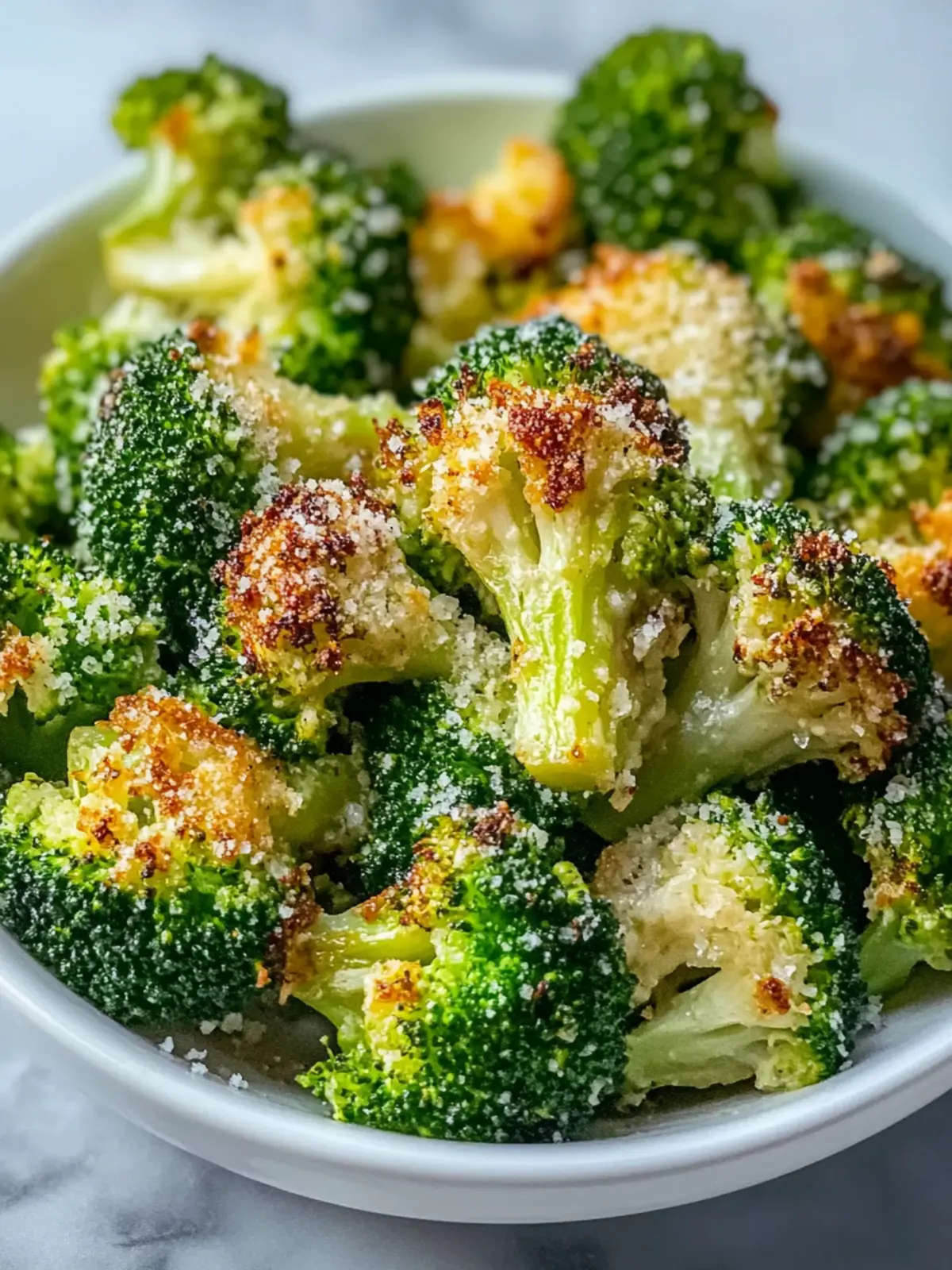 Crispy Air Fryer Garlic Parmesan Broccoli Everyone Will Love 5 Air Fryer Garlic Parmesan Broccoli