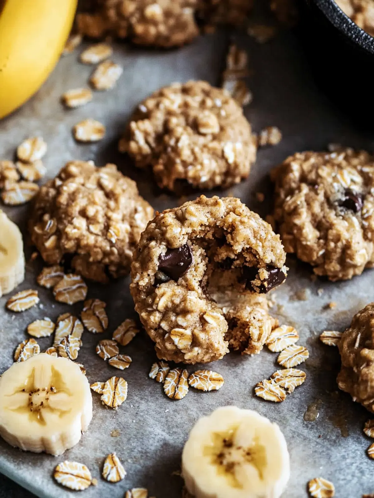 Delicious Banana Oatmeal Cookies That Will Brighten Your Day 4 Banana Oatmeal Cookies