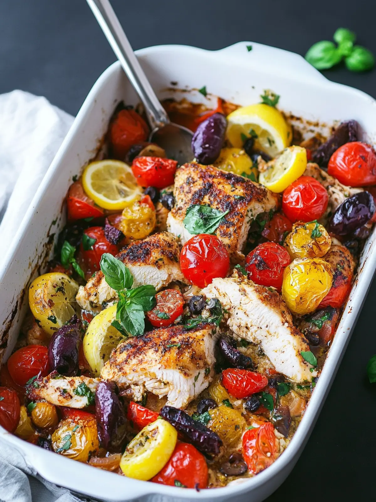 High Protein Mediterranean Chicken Bake for a Flavor Boost 2 High protien Mediterranean Chicken Bake