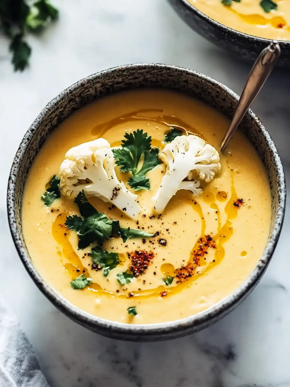 Heartwarming Coconut Curried Cauliflower Soup Recipe 2 Coconut Curried Cauliflower Soup Recipe