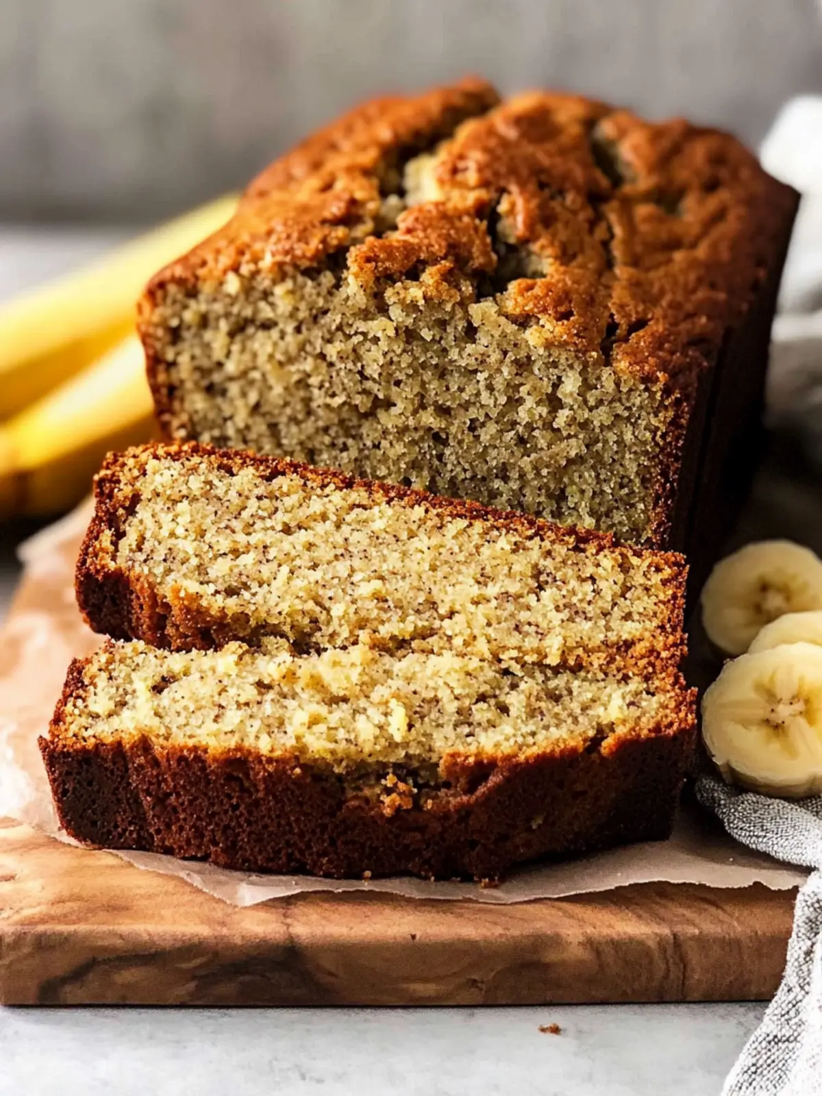 Easy 3 Ingredient Banana Bread With Cake Mix Recipe Bliss 4 3 Ingredient Banana Bread (With Cake Mix)