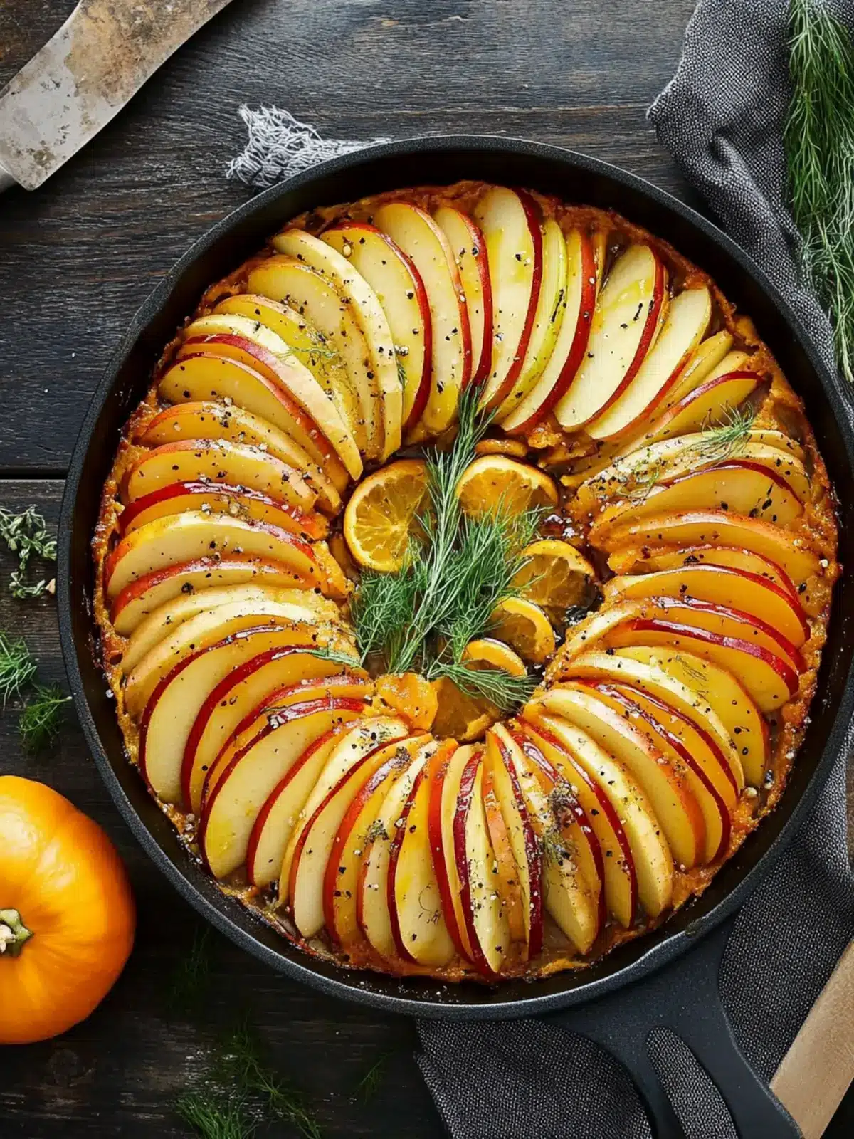 Roasted Butternut Squash and Apple Tian with Fennel Delight 5 Butternut Squash and Apple Tian with Fennel and Orange
