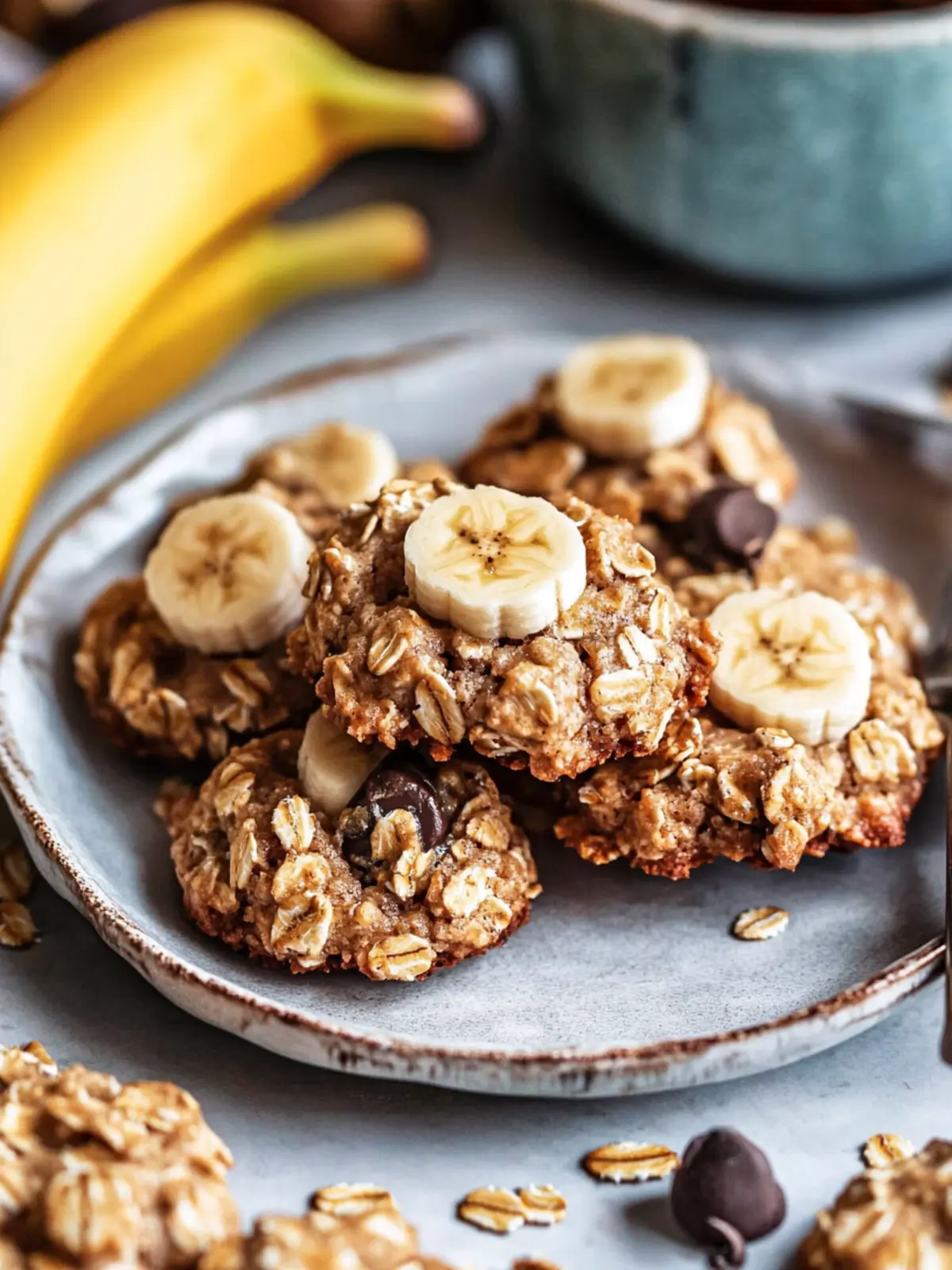 Delicious Banana Oatmeal Cookies That Will Brighten Your Day 2 Banana Oatmeal Cookies