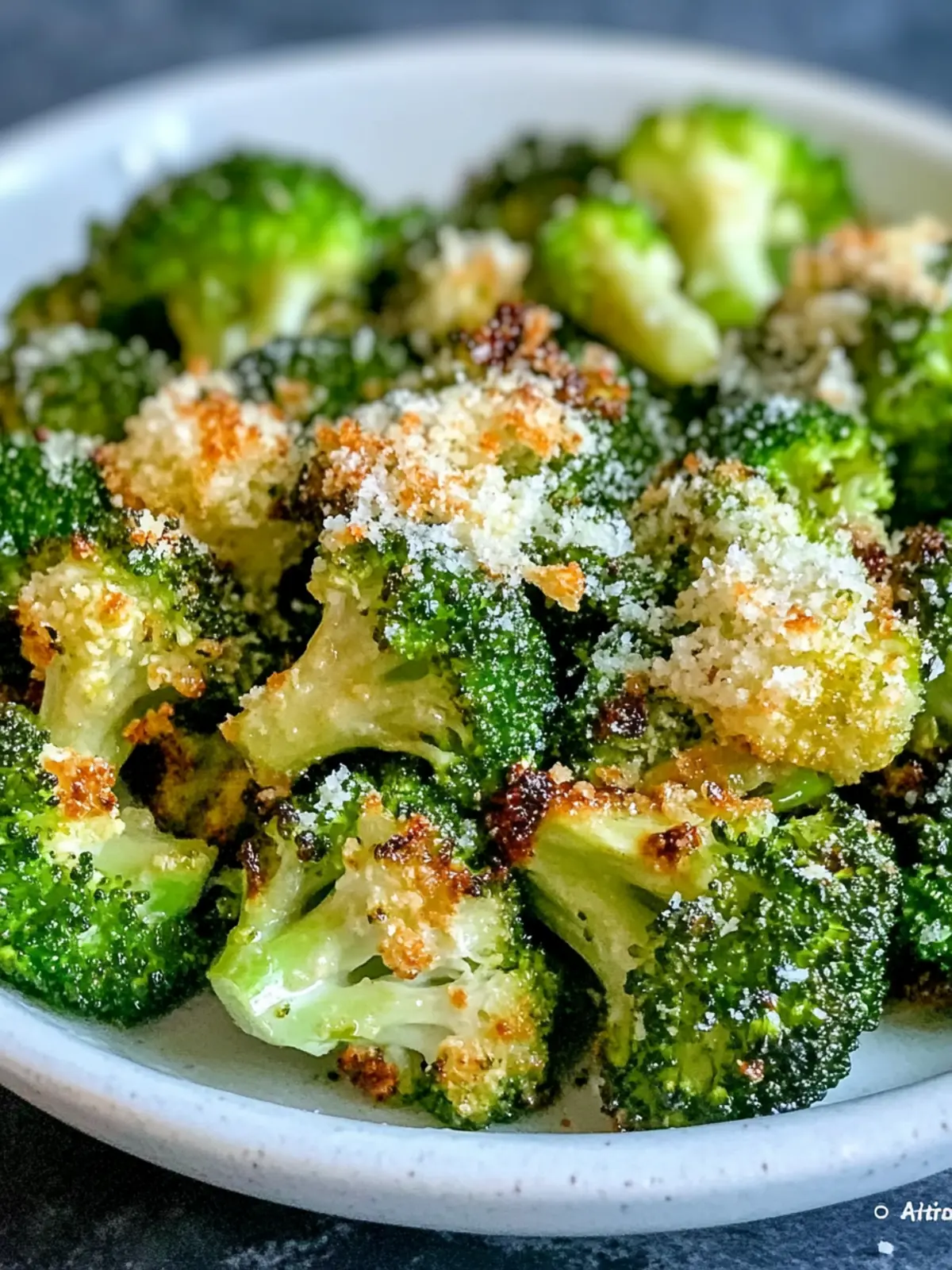 Crispy Air Fryer Garlic Parmesan Broccoli Everyone Will Love 2 Air Fryer Garlic Parmesan Broccoli