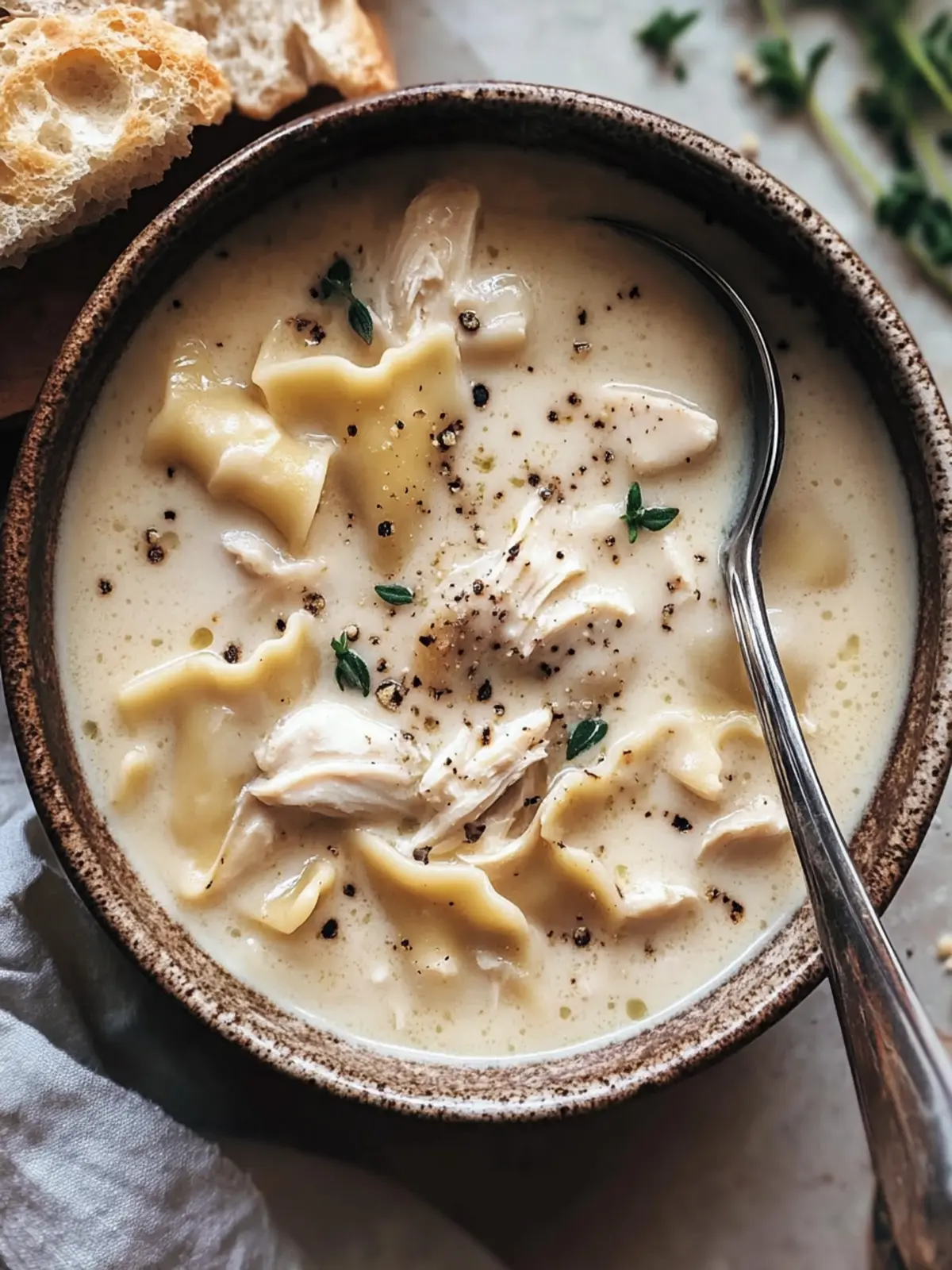 Roasted Garlic White Chicken Lasagna Soup You’ll Crave Daily 4 Roasted Garlic White Chicken Lasagna Soup