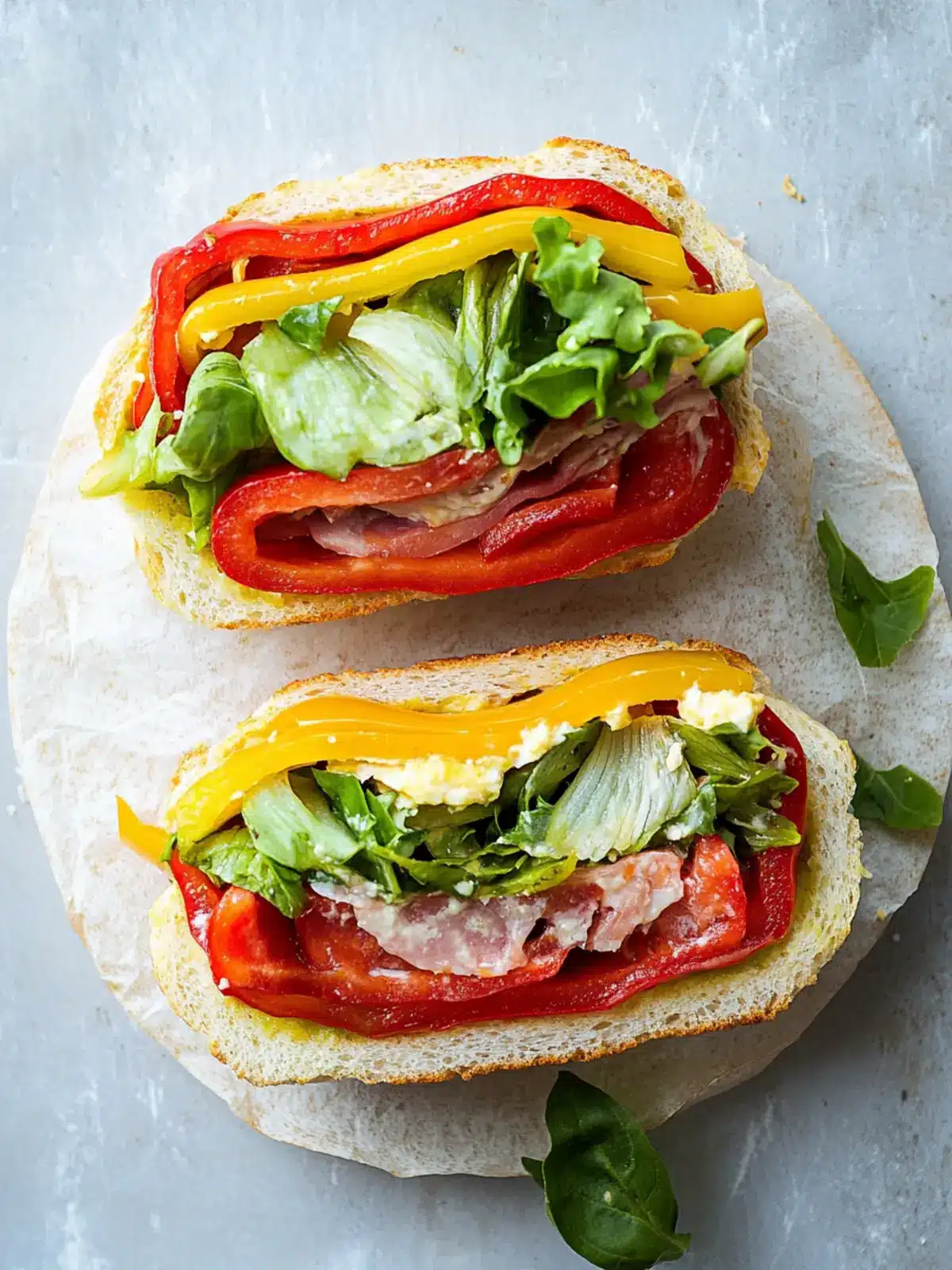 Delicious Bell Pepper Sandwich in Just 5 Minutes 2 Bell Pepper Sandwich