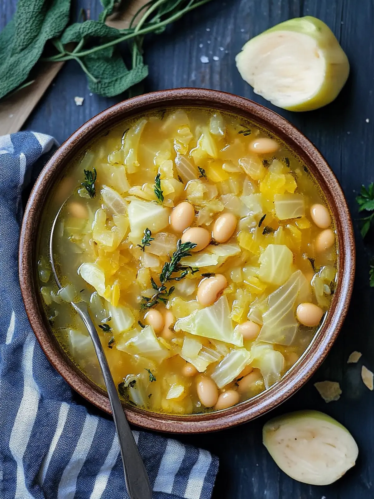 Cozy Cabbage and Bean Soup to Beat Fast Food Boredom 3 Cabbage and Bean Soup