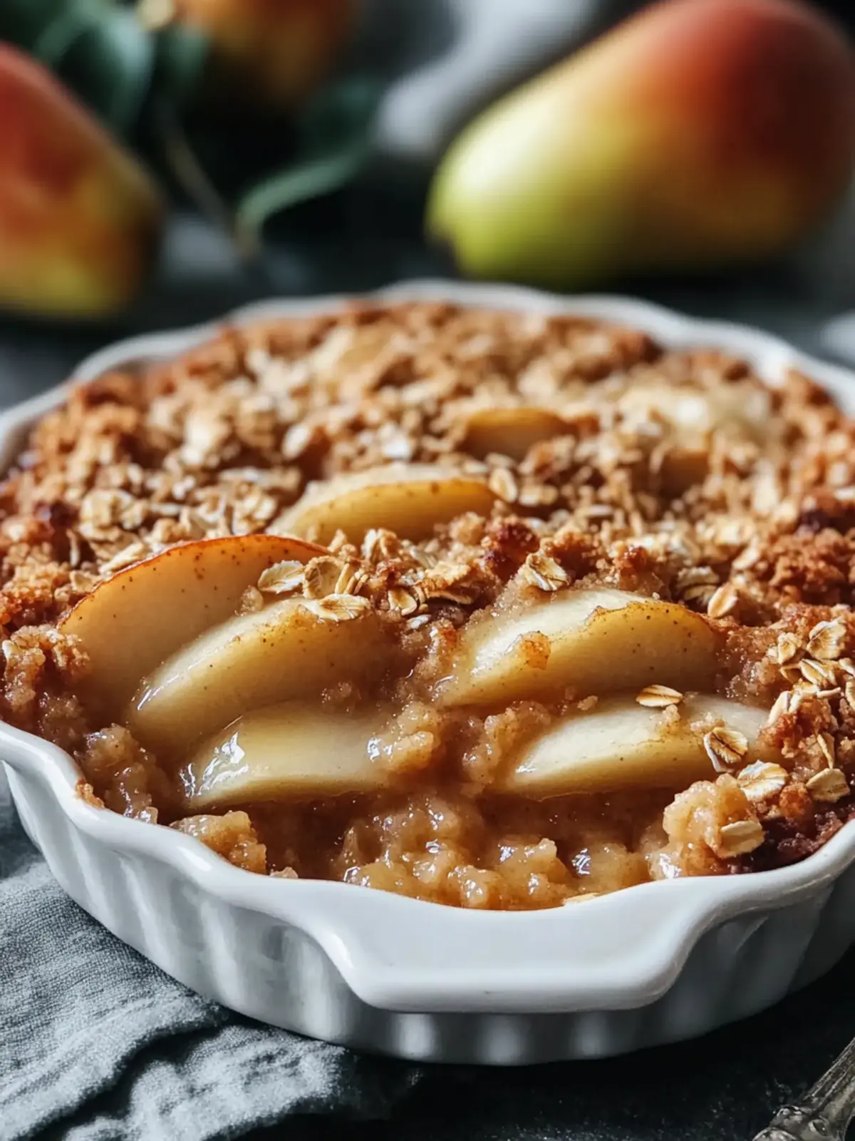 Best Pear Crumble with Oats - Easy Potluck Dessert Delight 5 Best Pear Crumble With Oats Recipe Easy Homemade Potluck Dessert