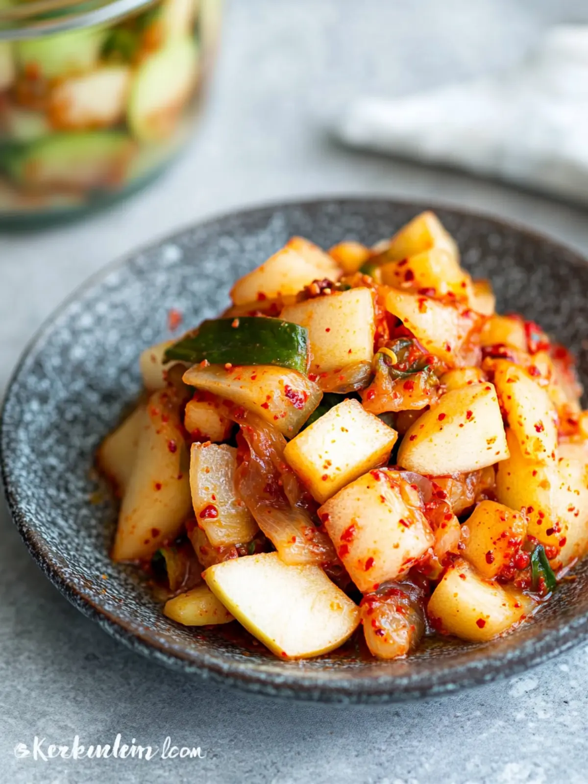 Easy Apple Kimchi in 20 Min: Your New Flavor Adventure! 2 Easy Apple Kimchi in 20 min