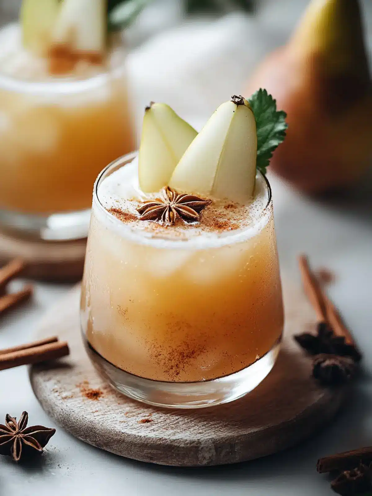 Delight in a Spiced Pear Mocktail for Cozy Evenings 3 Spiced Pear Mocktail
