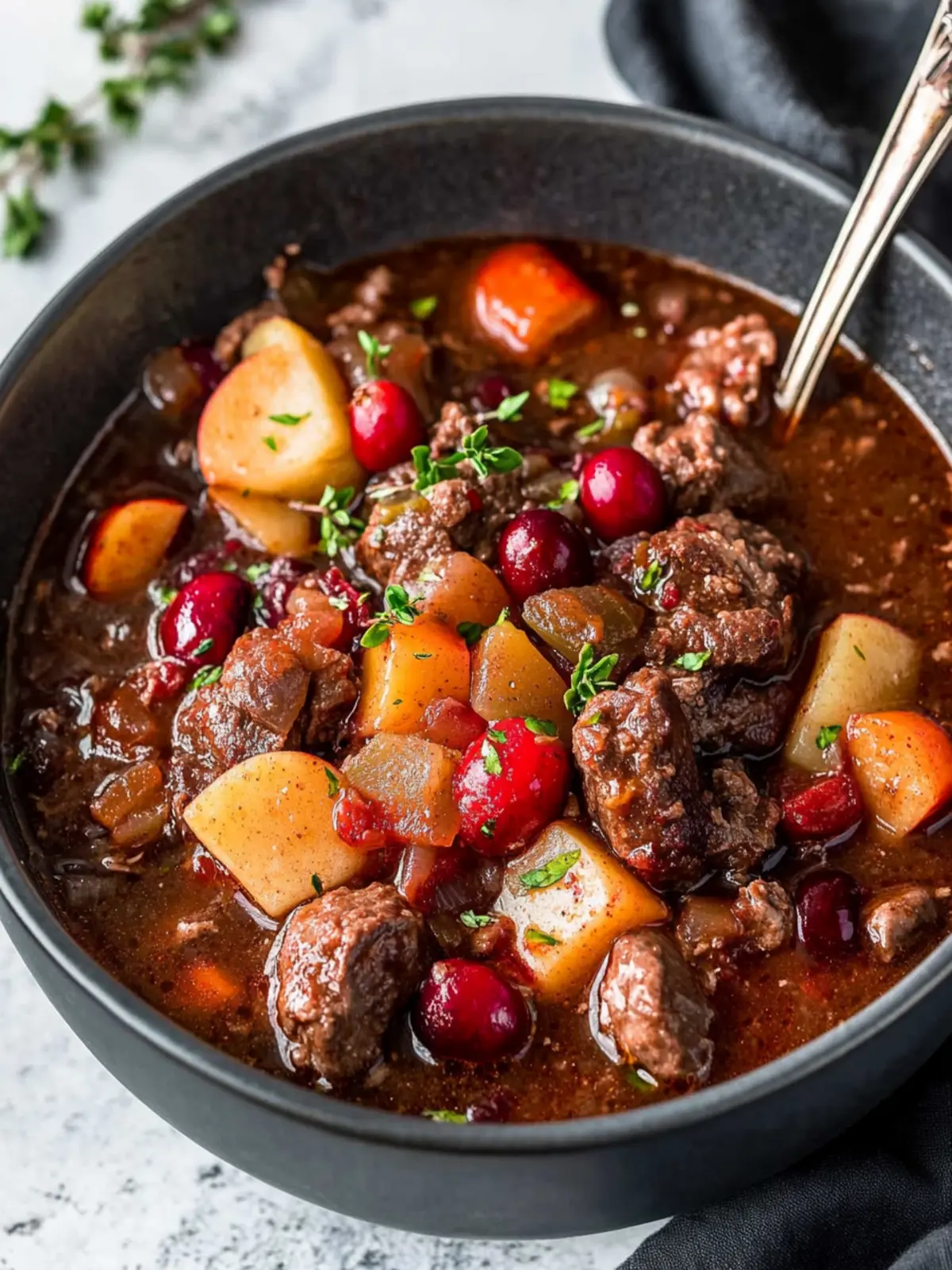 Cranberry Apple Beef Stew That Will Warm Your Soul 4 Cranberry Apple Beef Stew