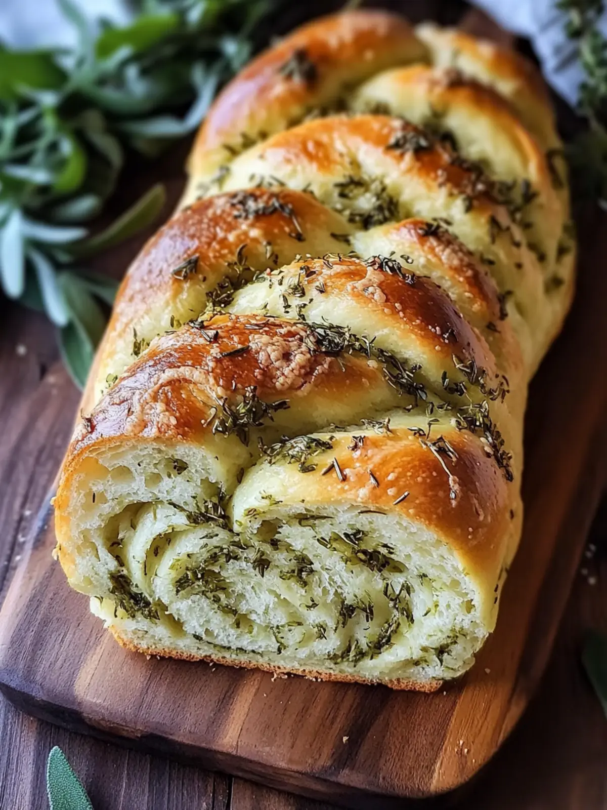 Homemade Swirled Garlic Herb Bread That Elevates Every Meal 3 Swirled Garlic Herb Bread.