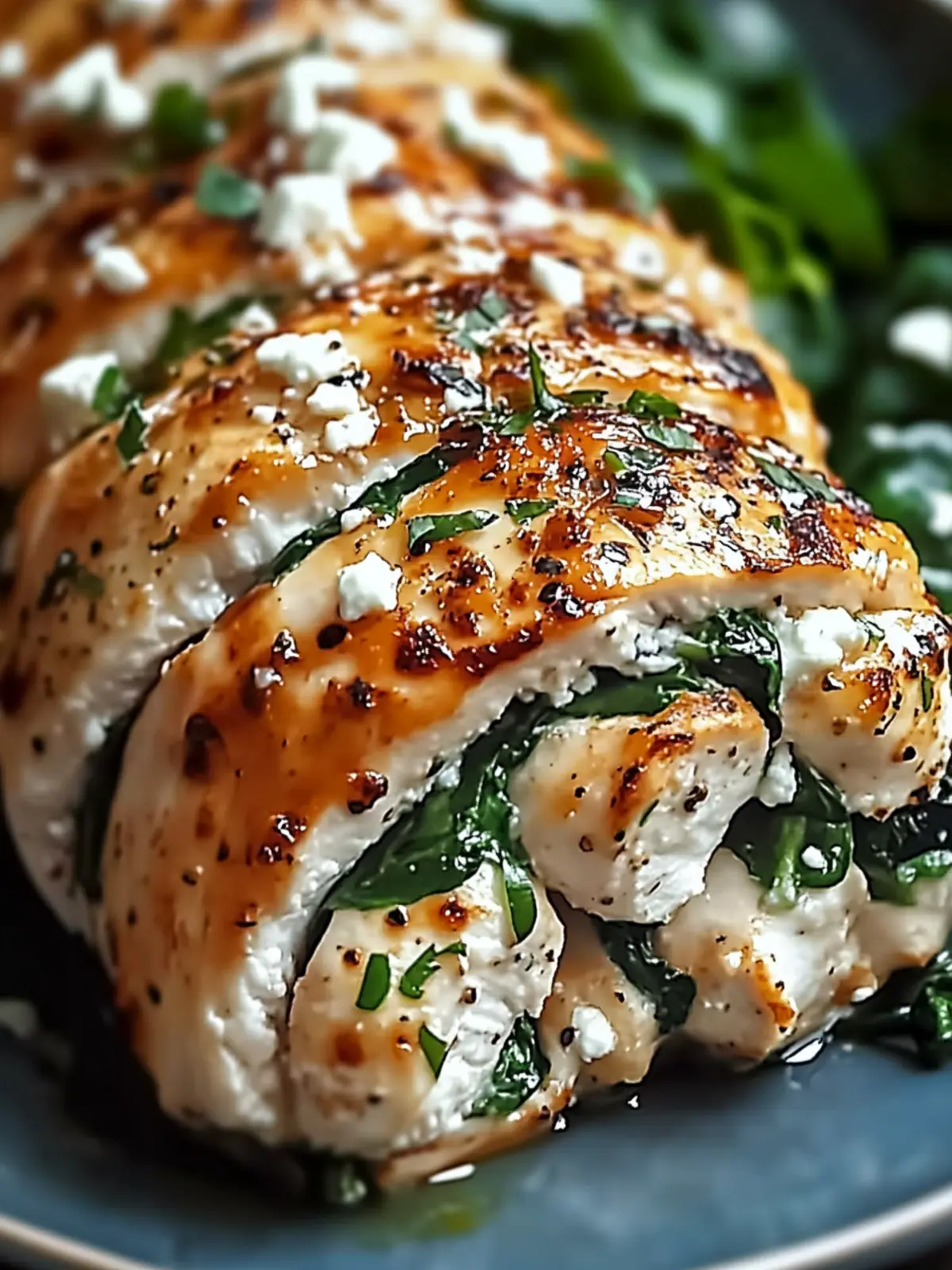 The Best Recipe for Juicy Rolled Chicken with Feta & Spinach 4 The Best Recipe for Juicy Rolled Chicken with Feta & Spinach