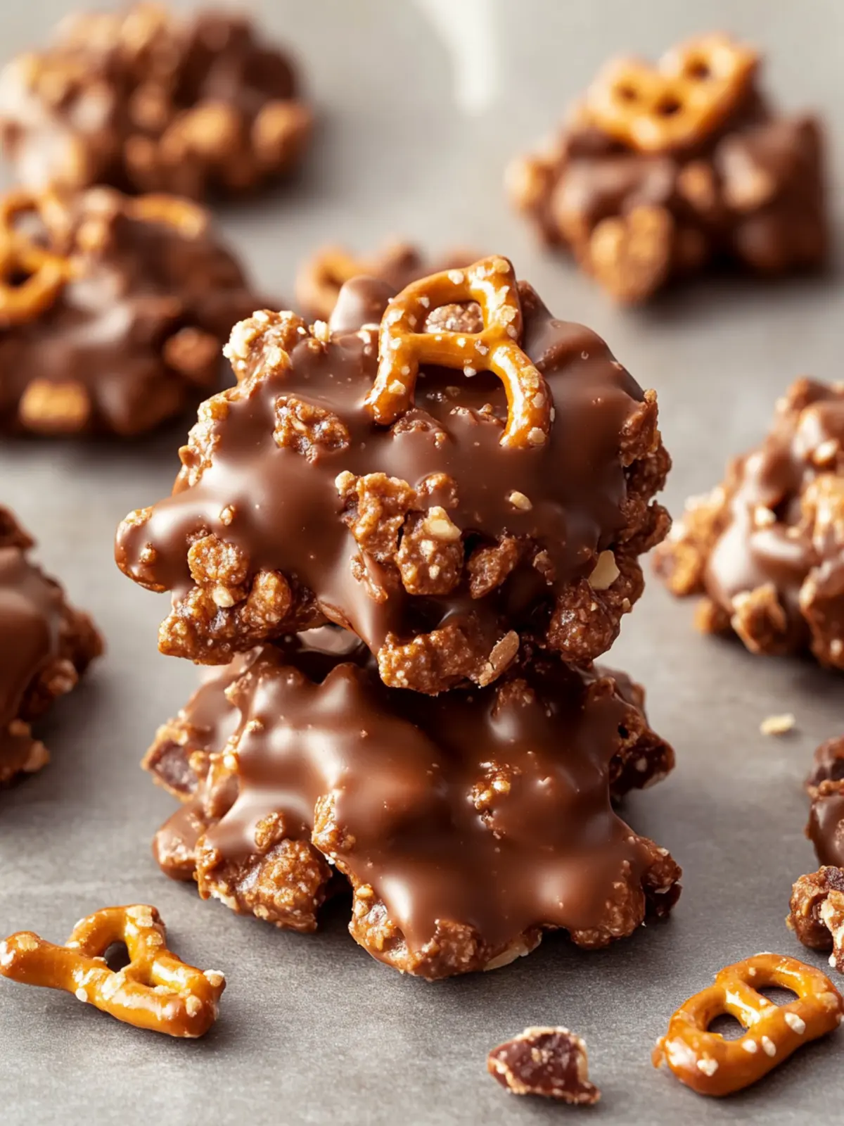 Easy No-Bake Peanut Butter Pretzel Clusters You’ll Love 5 No-Bake Peanut Butter Pretzel Clusters