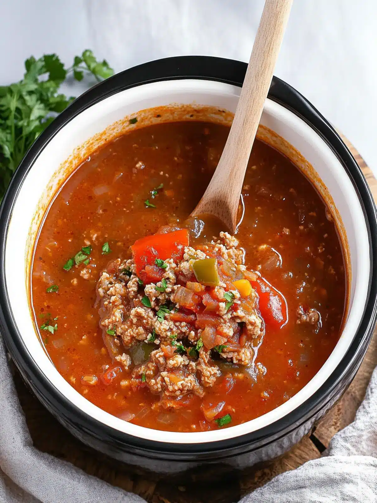 Heavenly Crockpot Stuffed Pepper Soup for Cozy Nights 2 Crockpot Stuffed Pepper Soup