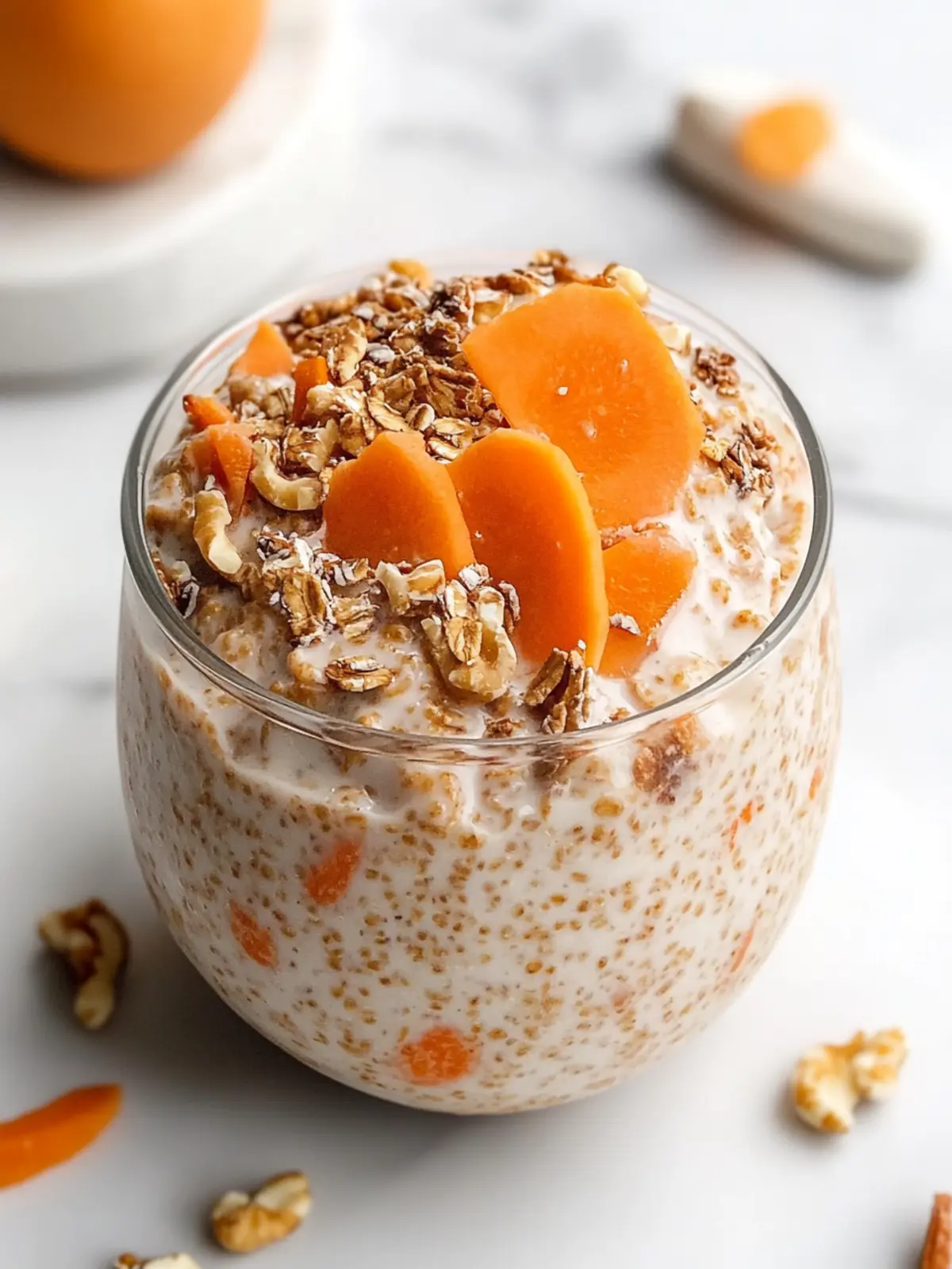 Delicious Carrot Cake Overnight Oats for a Energizing Start 2 Carrot Cake Overnight Oats