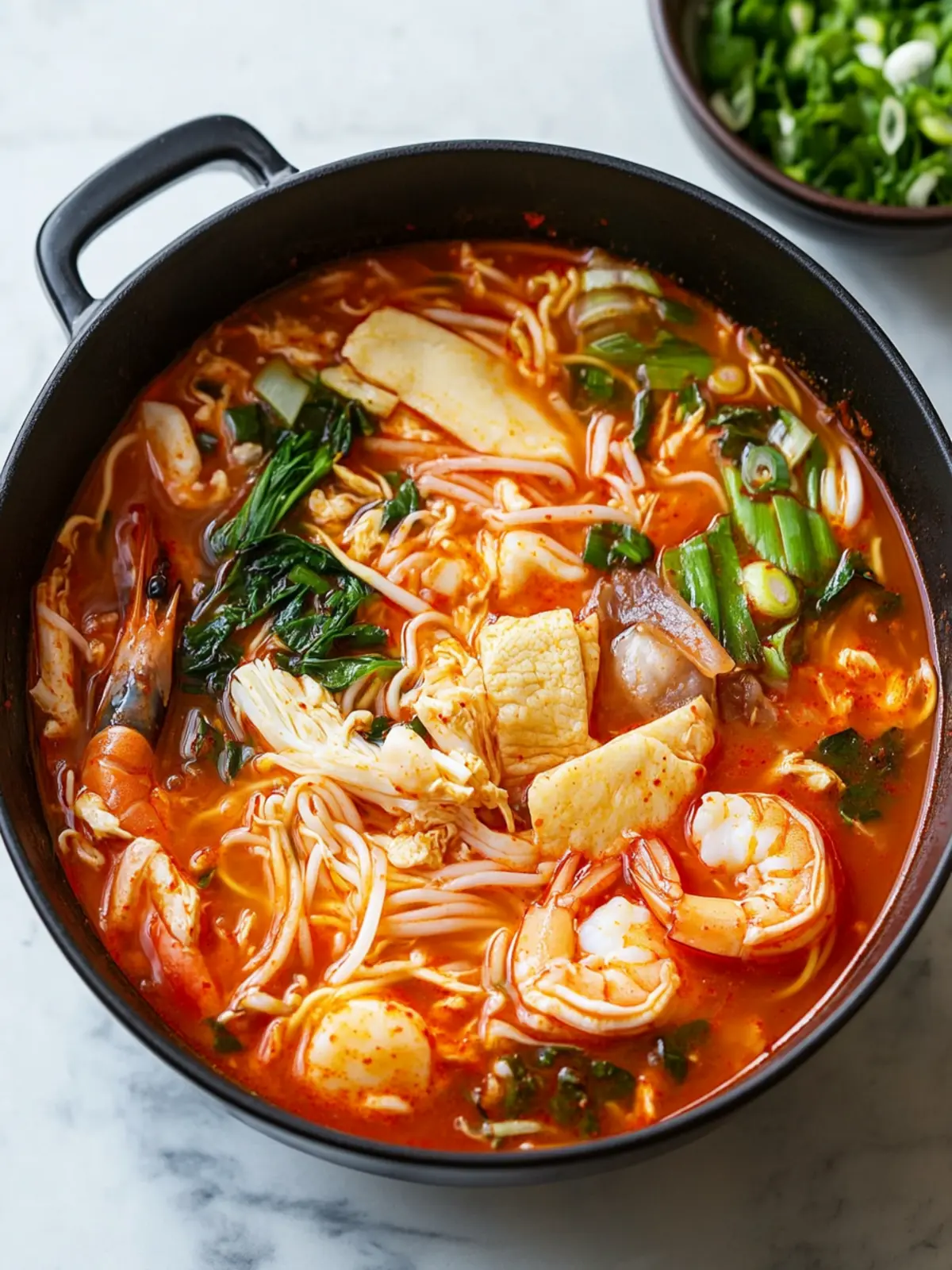 Jjamppong: Brighten Your Day with Spicy Seafood Noodle Soup 2 Jjamppong (Korean Seafood Noodle Soup)