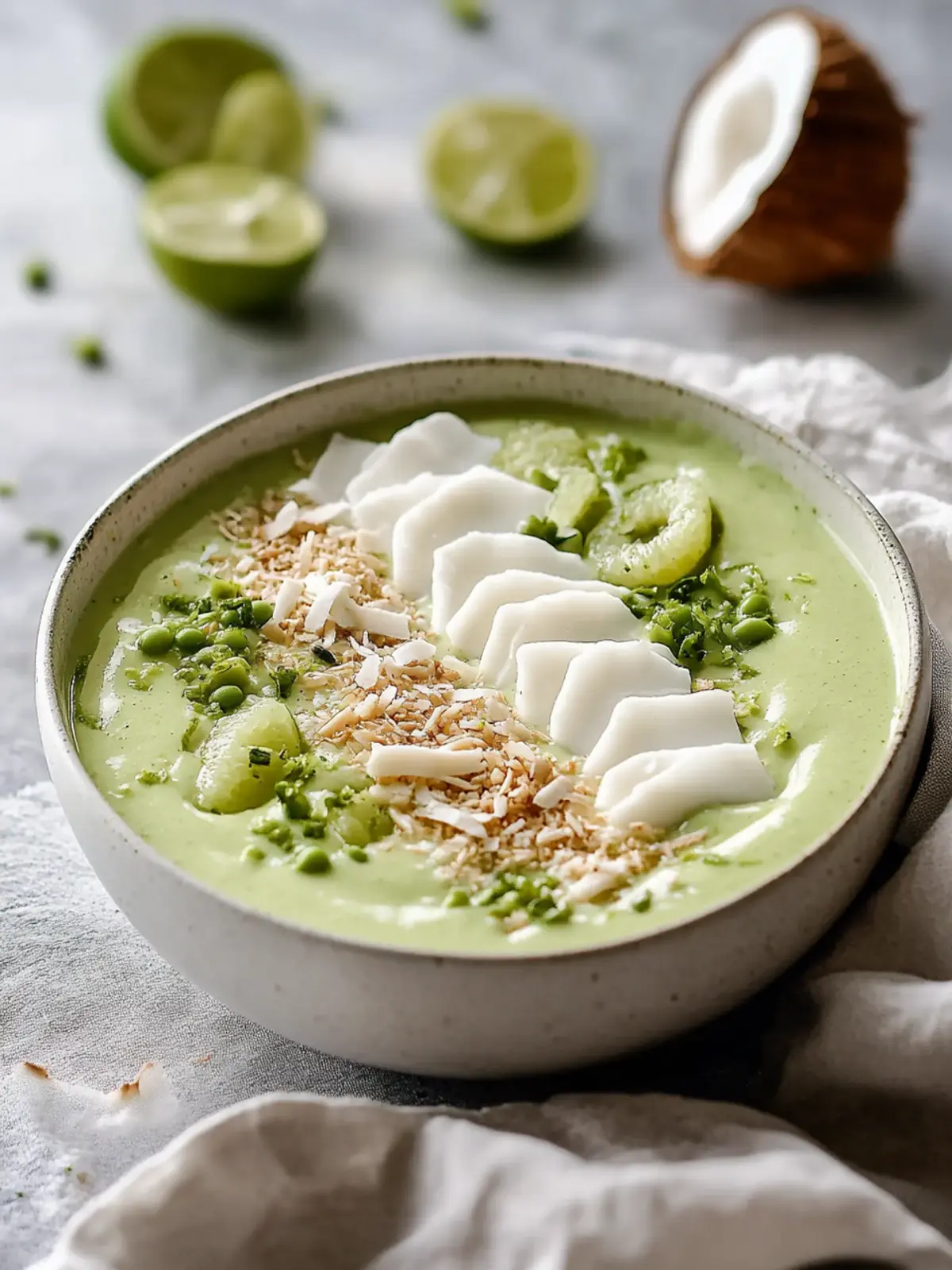 Coconut Key Lime Smoothie Bowl: Brighten Your Breakfast Bliss 5 Coconut Key Lime Smoothie Bowl