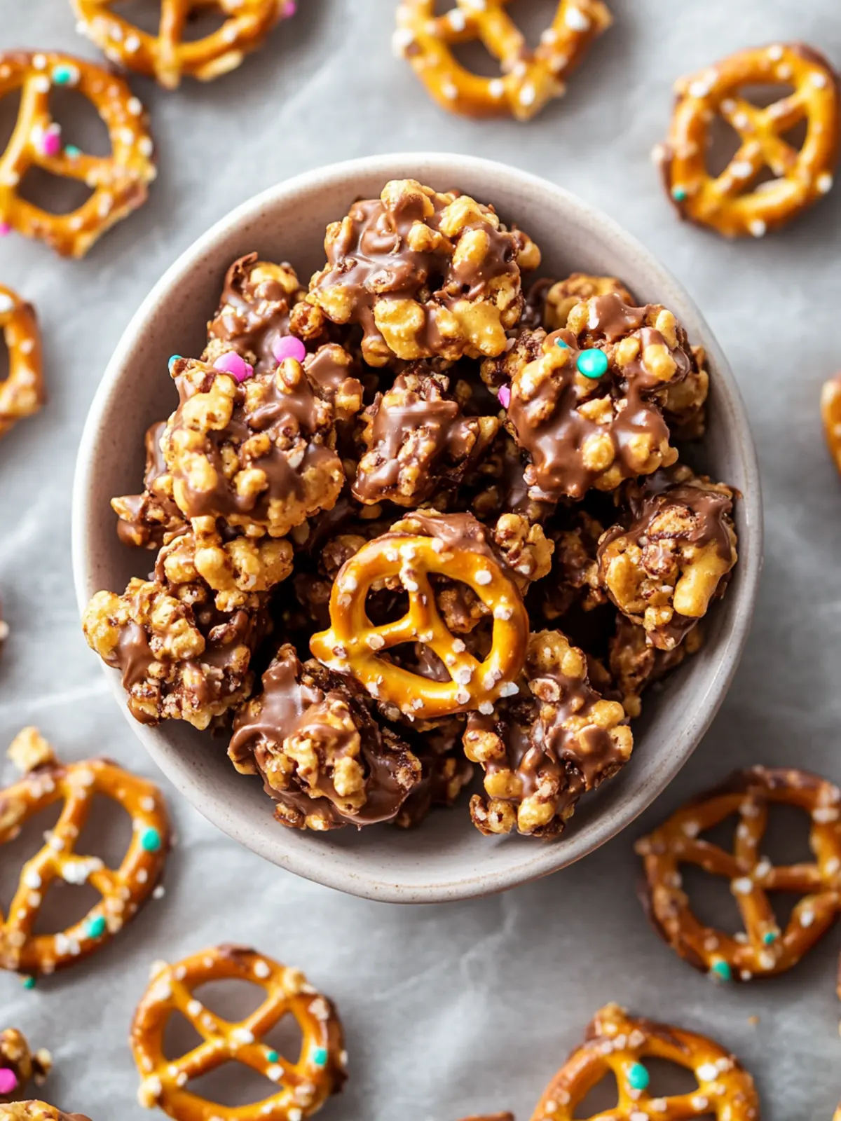 Easy No-Bake Peanut Butter Pretzel Clusters You’ll Love 3 No-Bake Peanut Butter Pretzel Clusters