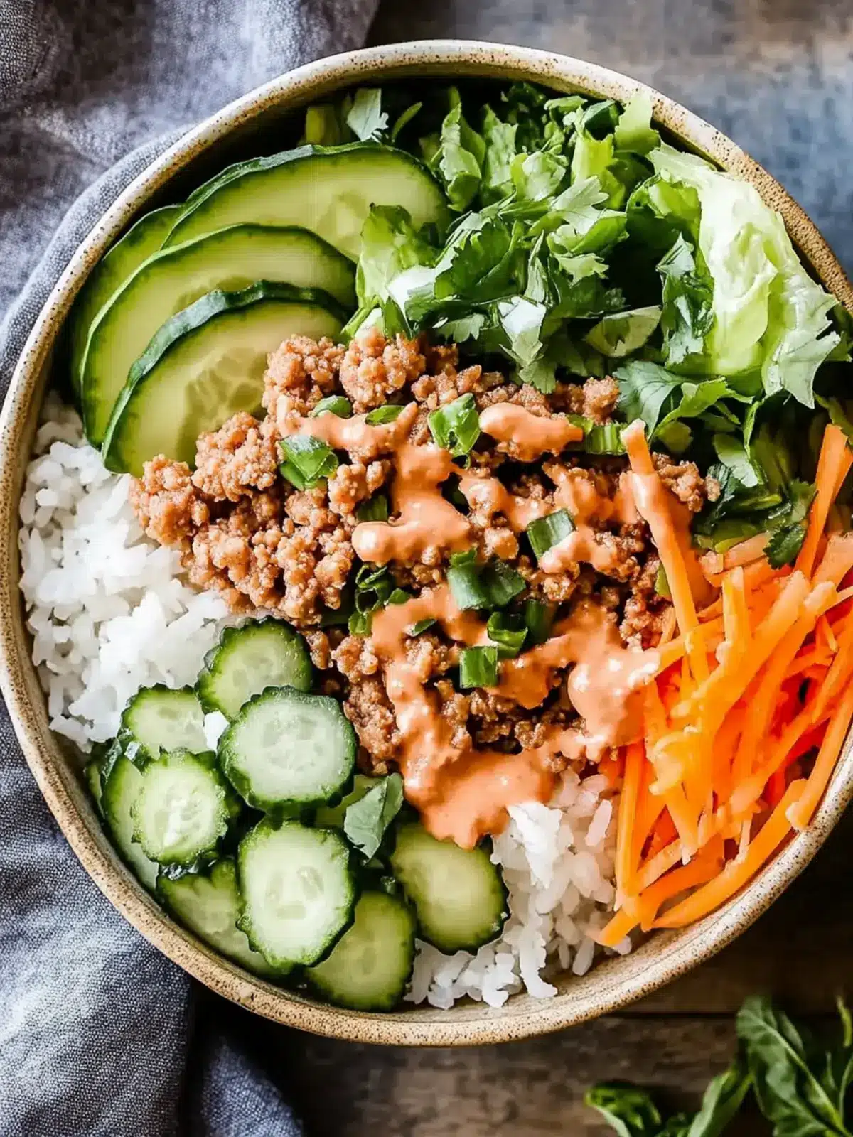 Delicious Ground Turkey Rice Bowls with Bang Bang Sauce Easy and Fast 3 Ground Turkey Rice Bowls Bang Bang Sauce Easy and Fast