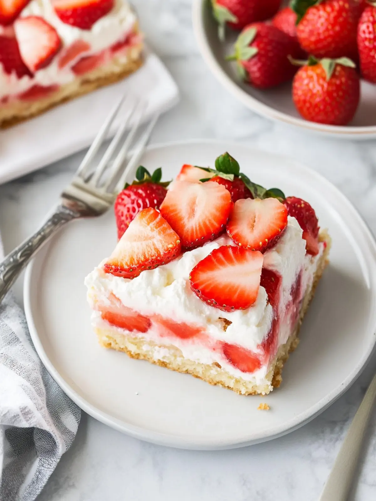 Delicious Strawberry Shortcake Bars for Sweet Summer Joy 5 Strawberry Shortcake Bars